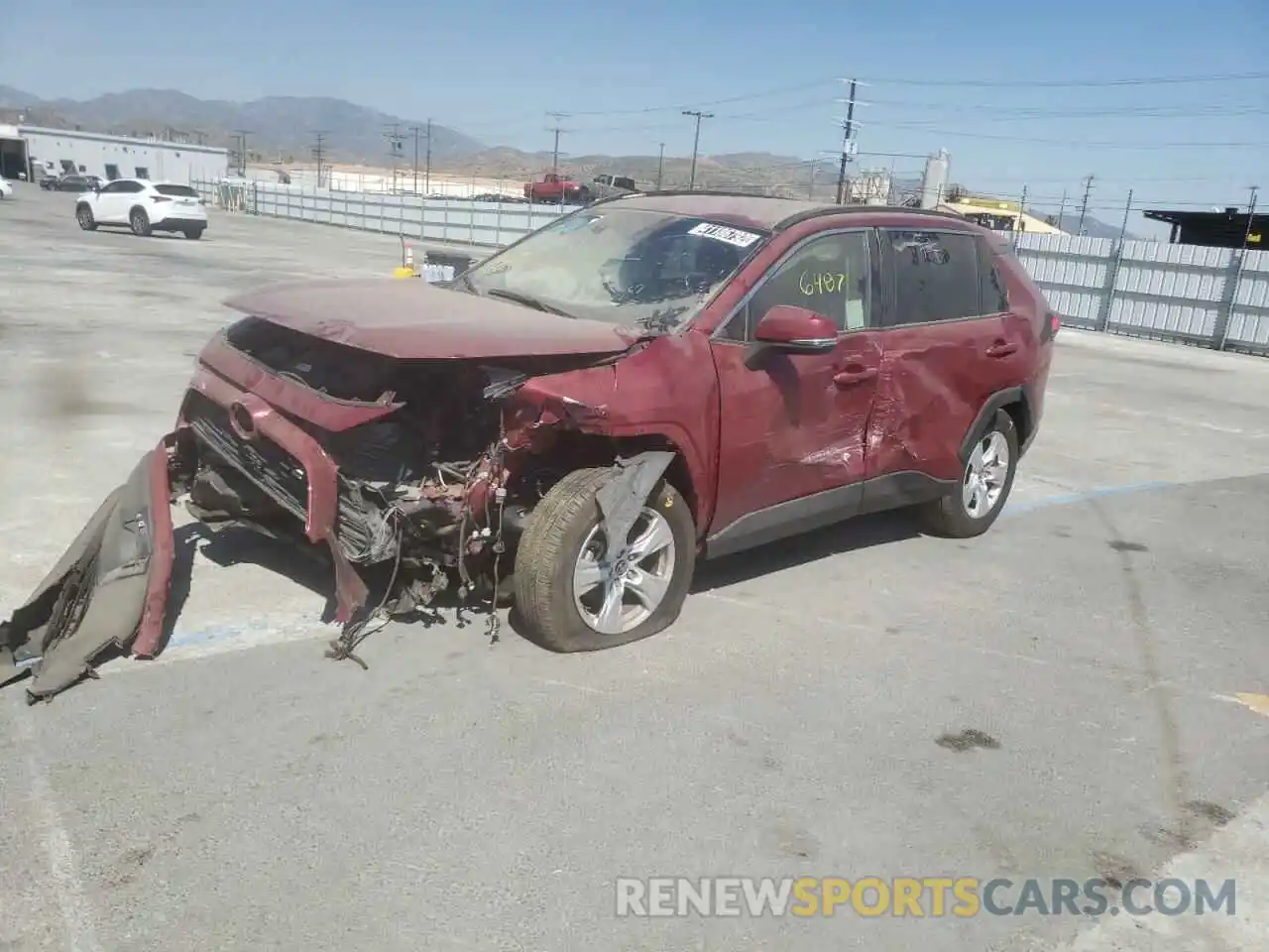 2 Photograph of a damaged car JTMW1RFV0MD072586 TOYOTA RAV4 2021