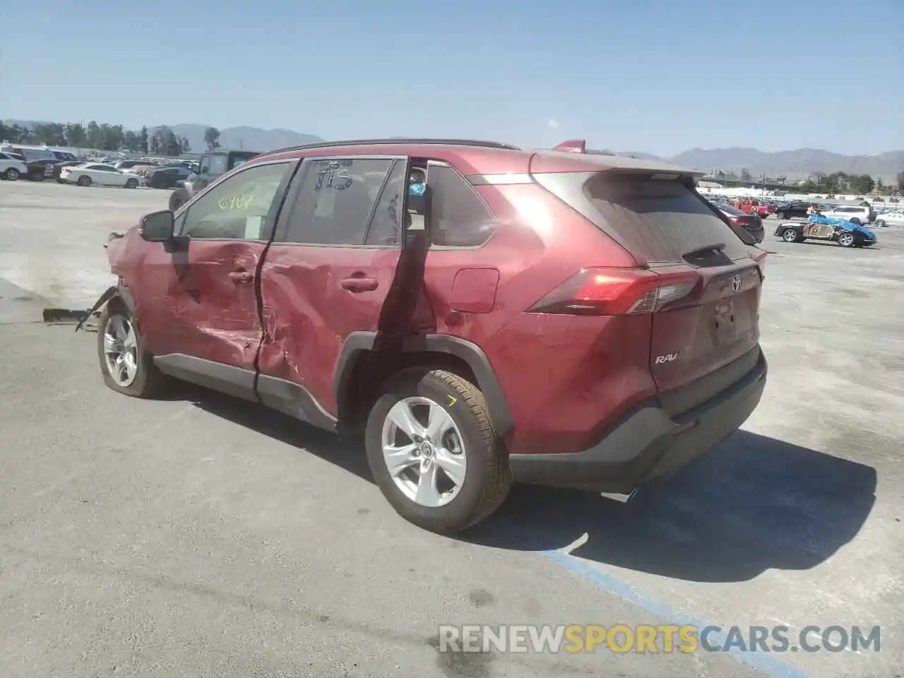 3 Photograph of a damaged car JTMW1RFV0MD072586 TOYOTA RAV4 2021