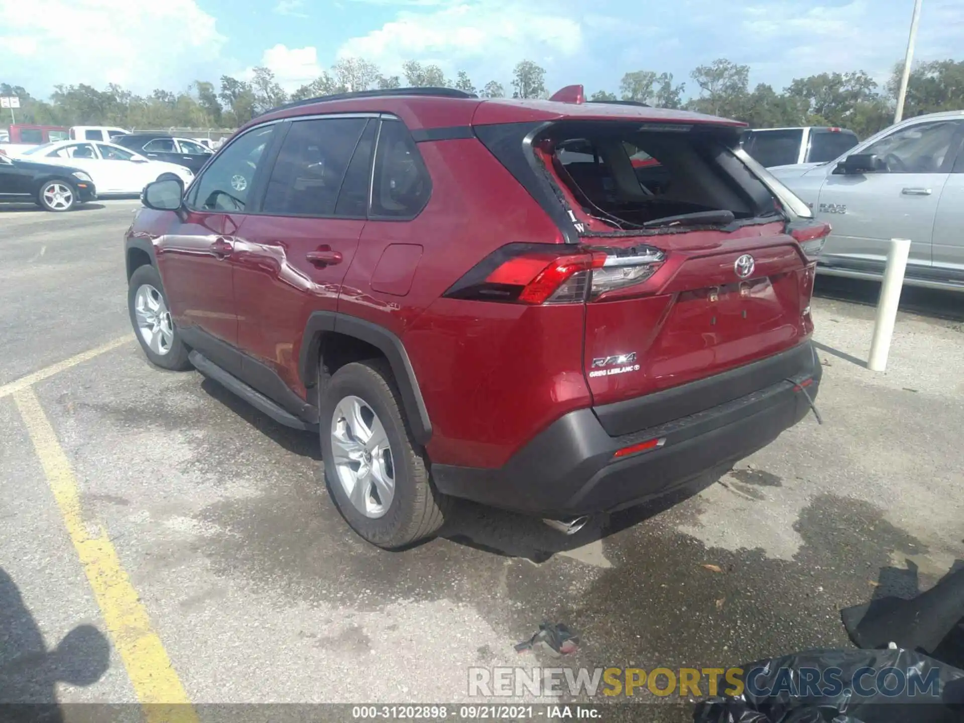 3 Photograph of a damaged car JTMW1RFV1MD066022 TOYOTA RAV4 2021