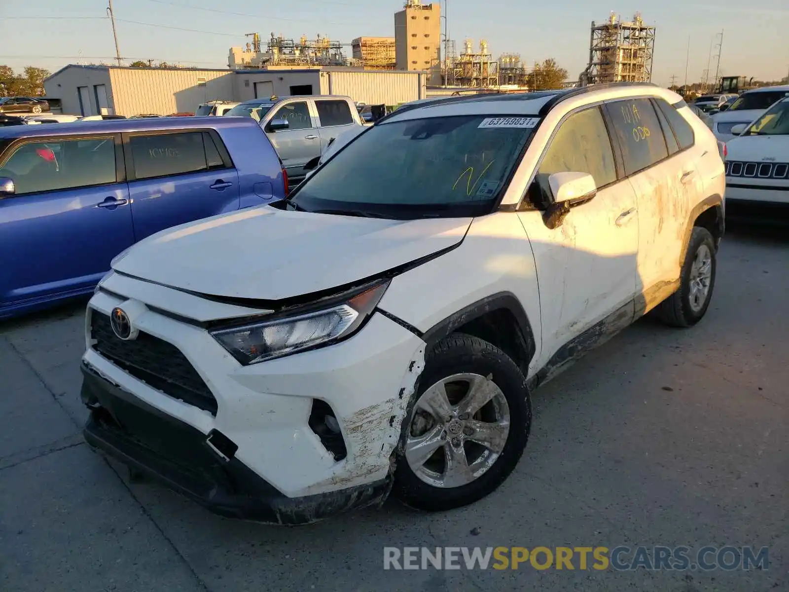 2 Photograph of a damaged car JTMW1RFV1MD071169 TOYOTA RAV4 2021