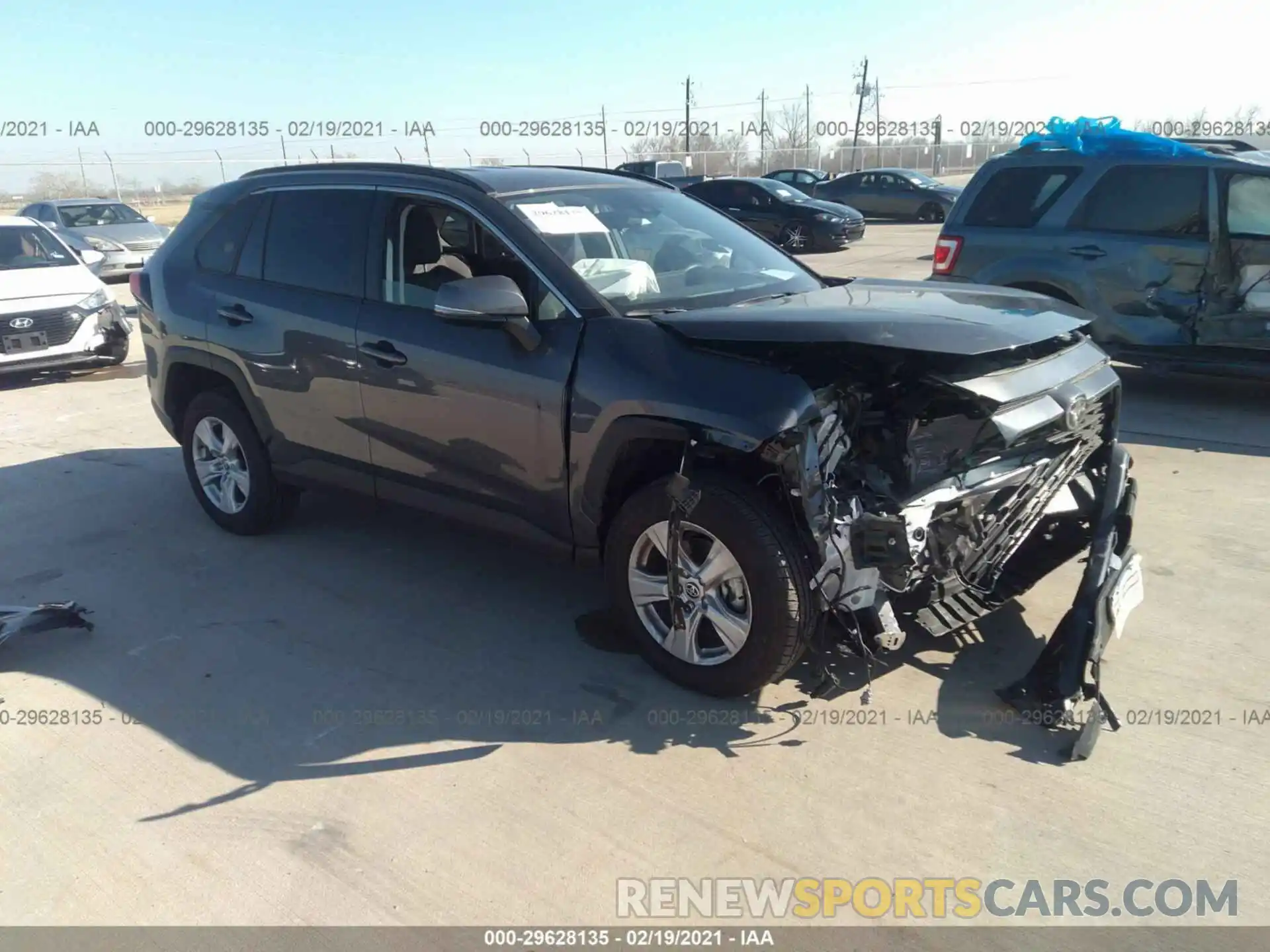 1 Photograph of a damaged car JTMW1RFV2MD064425 TOYOTA RAV4 2021