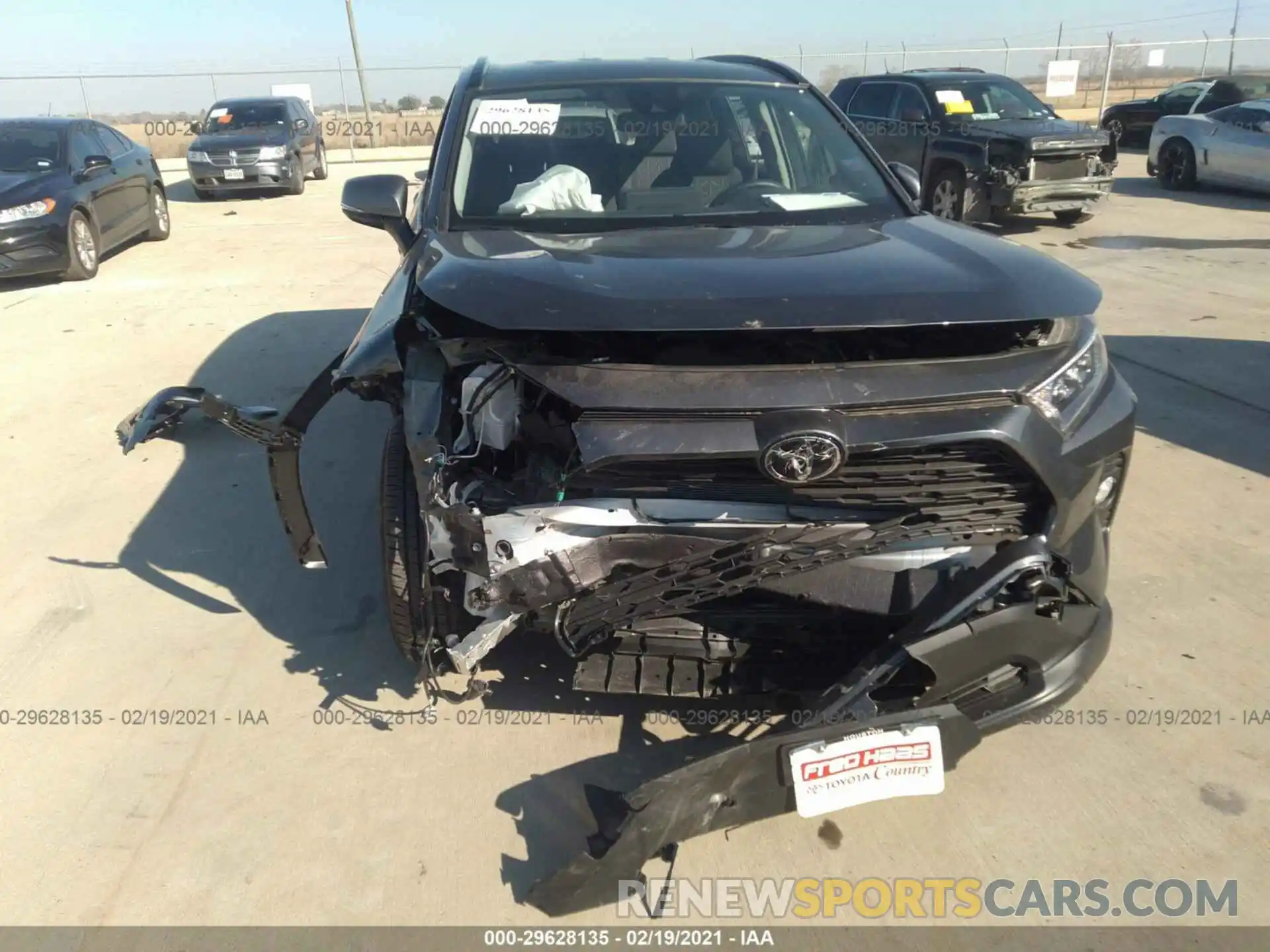 6 Photograph of a damaged car JTMW1RFV2MD064425 TOYOTA RAV4 2021