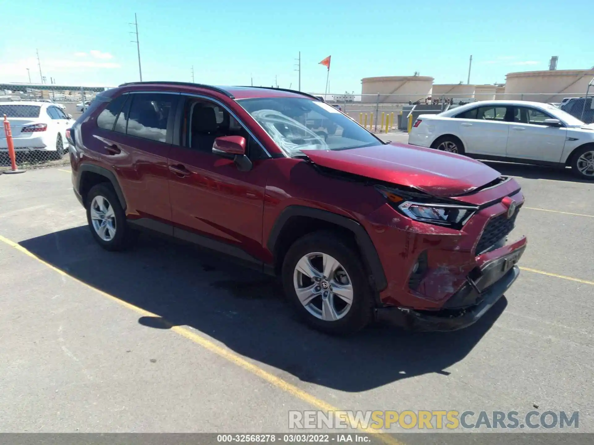 1 Photograph of a damaged car JTMW1RFV3MD074011 TOYOTA RAV4 2021