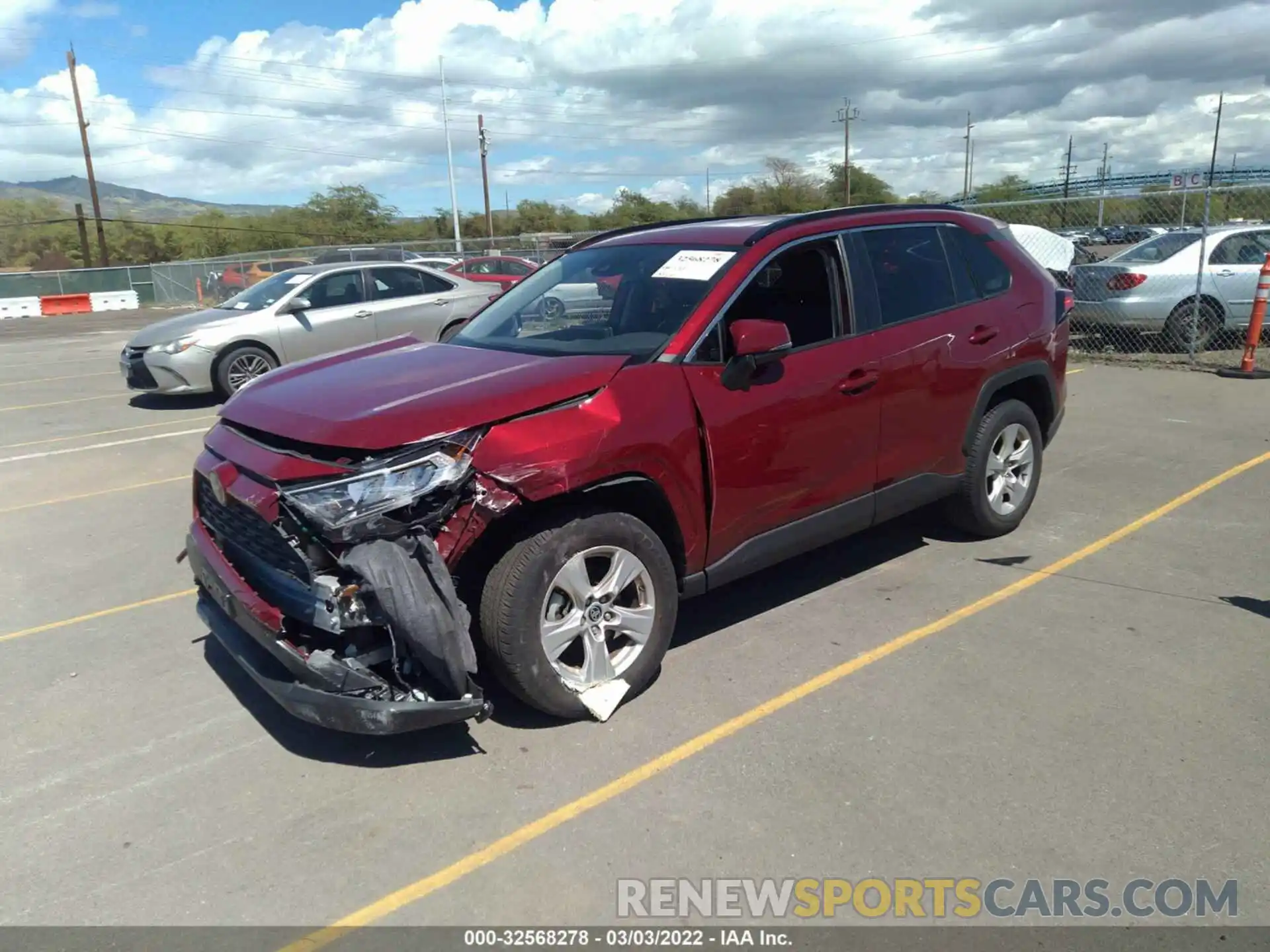 2 Photograph of a damaged car JTMW1RFV3MD074011 TOYOTA RAV4 2021