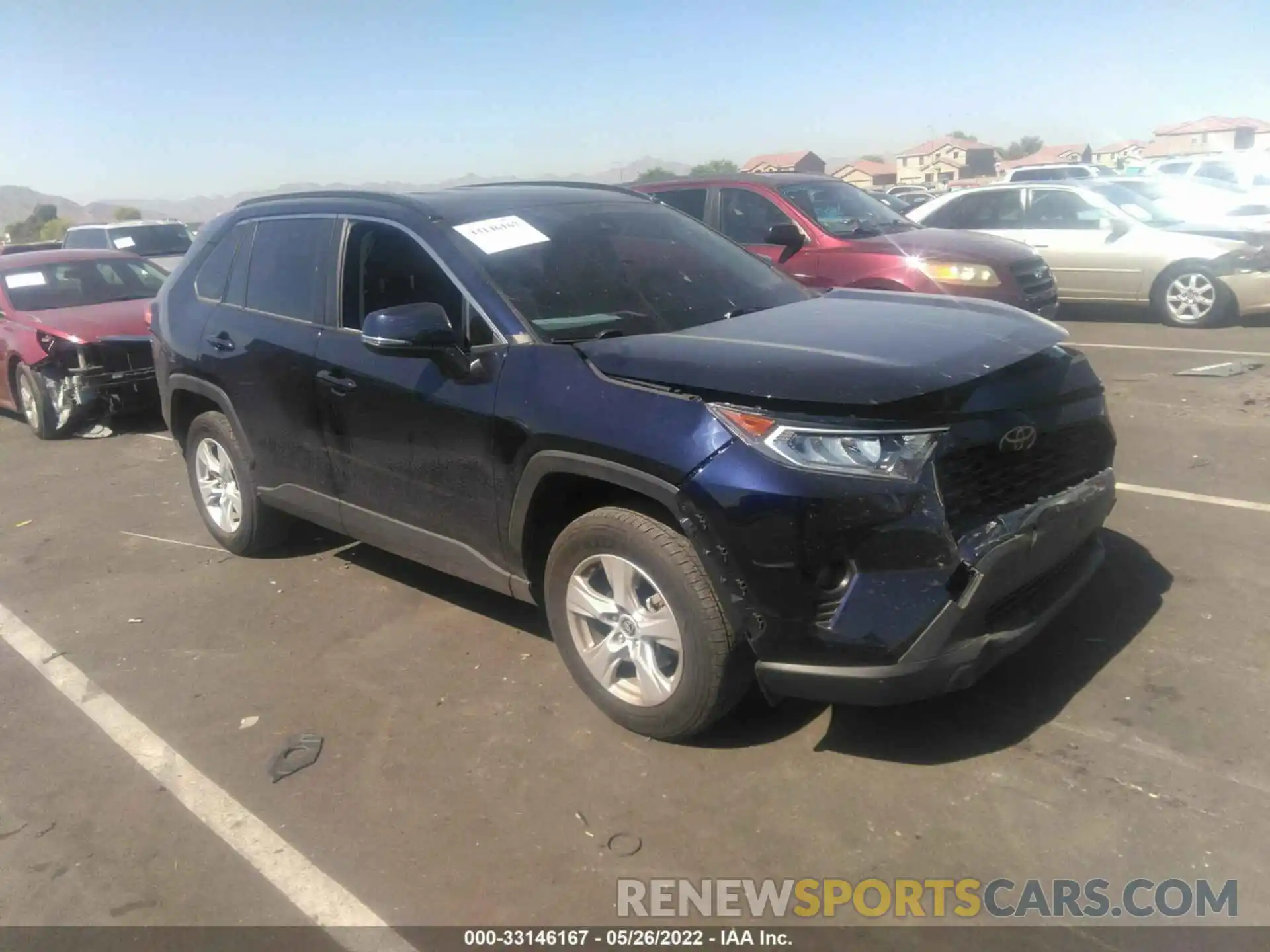 1 Photograph of a damaged car JTMW1RFV4MD066659 TOYOTA RAV4 2021