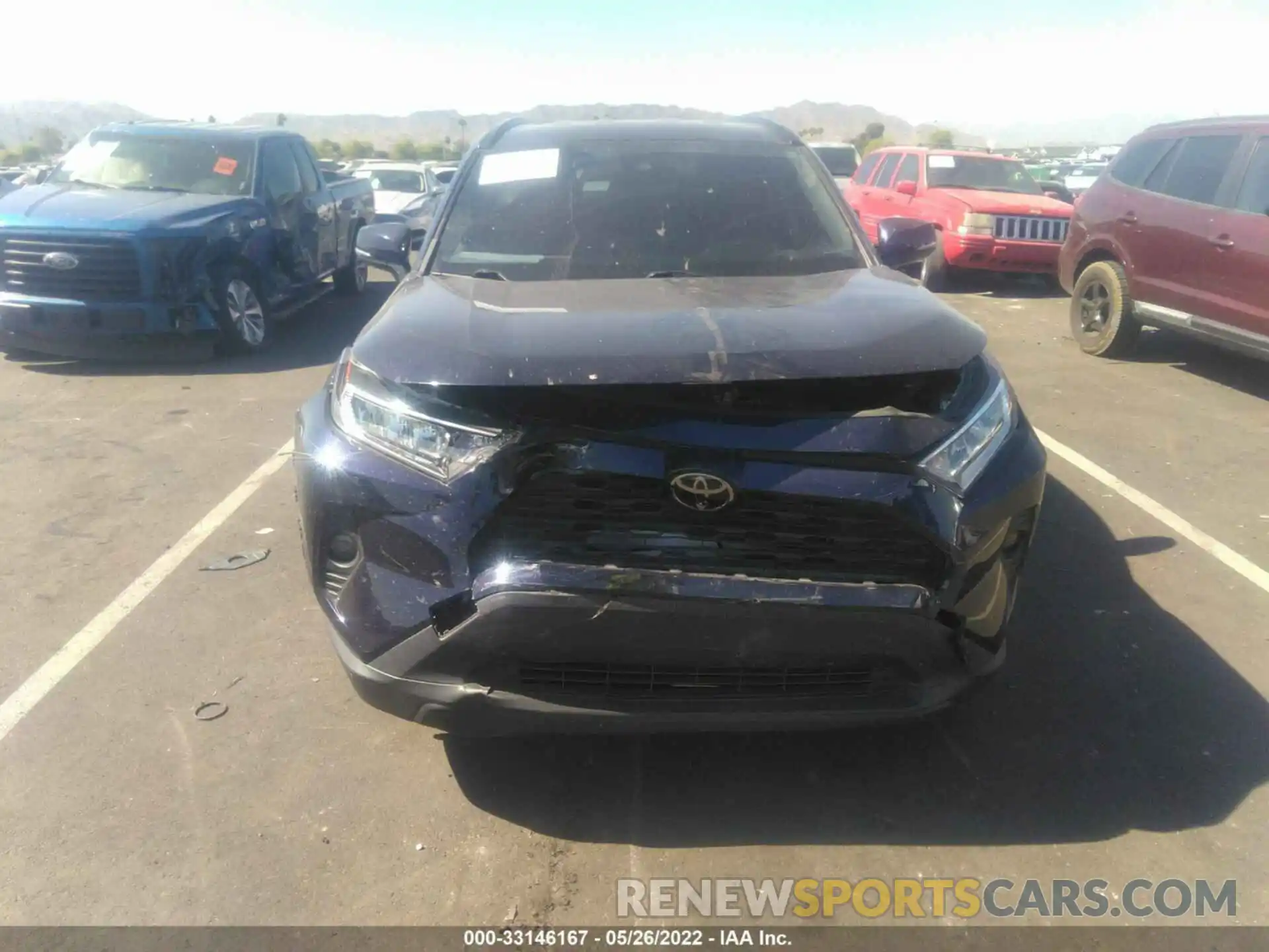 6 Photograph of a damaged car JTMW1RFV4MD066659 TOYOTA RAV4 2021