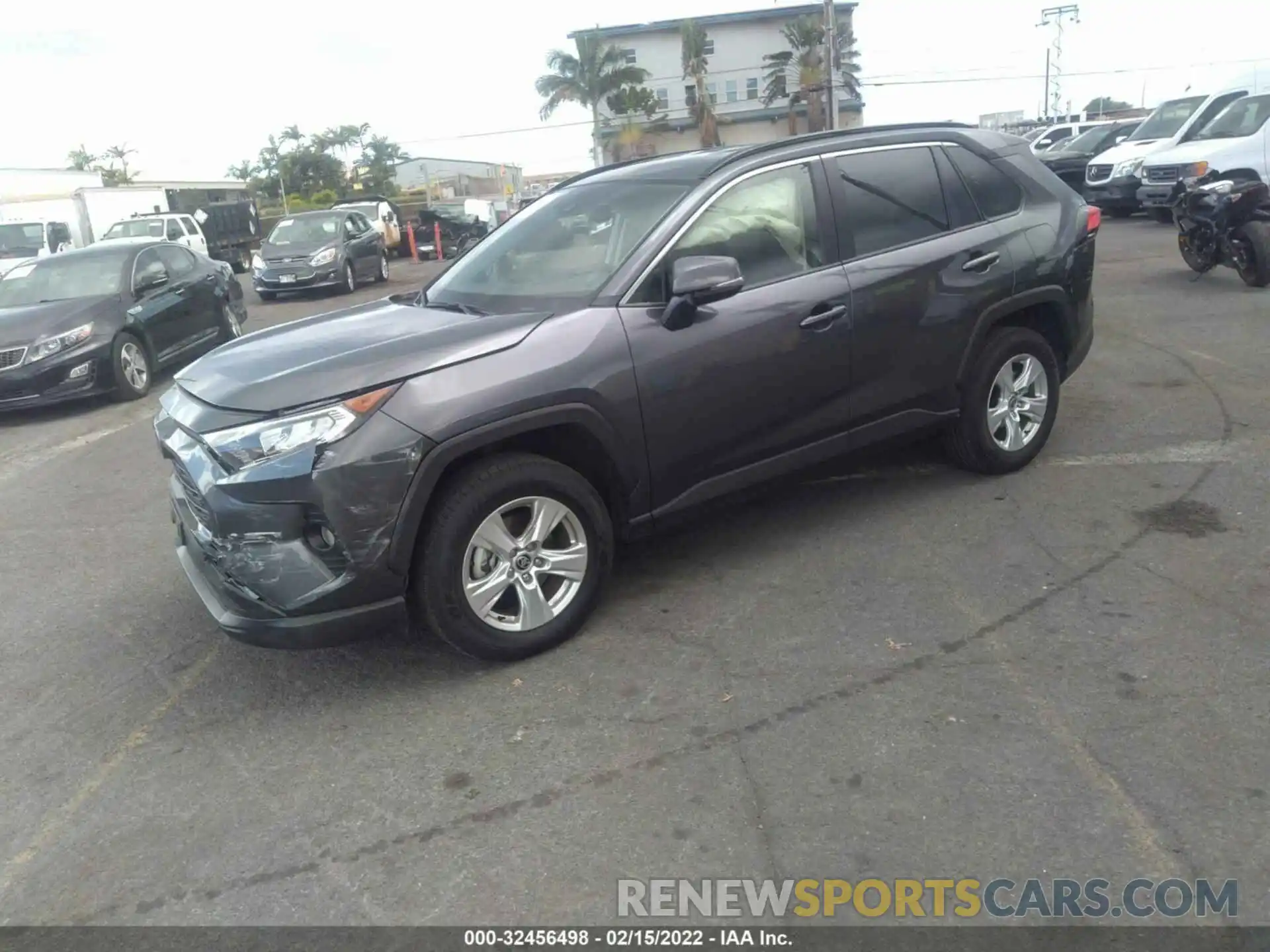 2 Photograph of a damaged car JTMW1RFV4MD080366 TOYOTA RAV4 2021