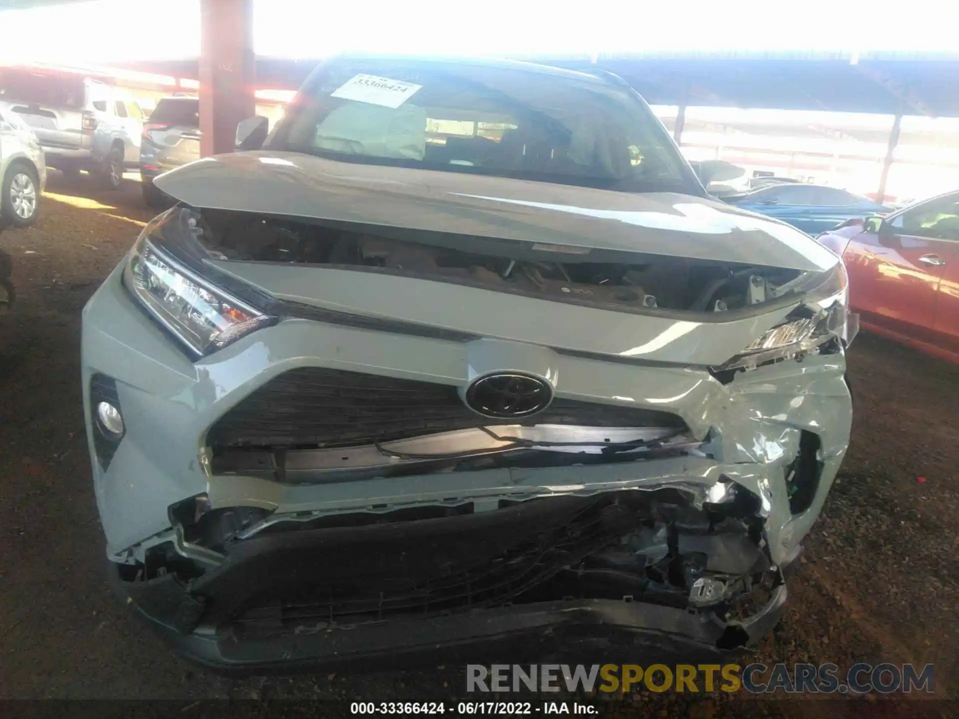 6 Photograph of a damaged car JTMW1RFV4MD523132 TOYOTA RAV4 2021