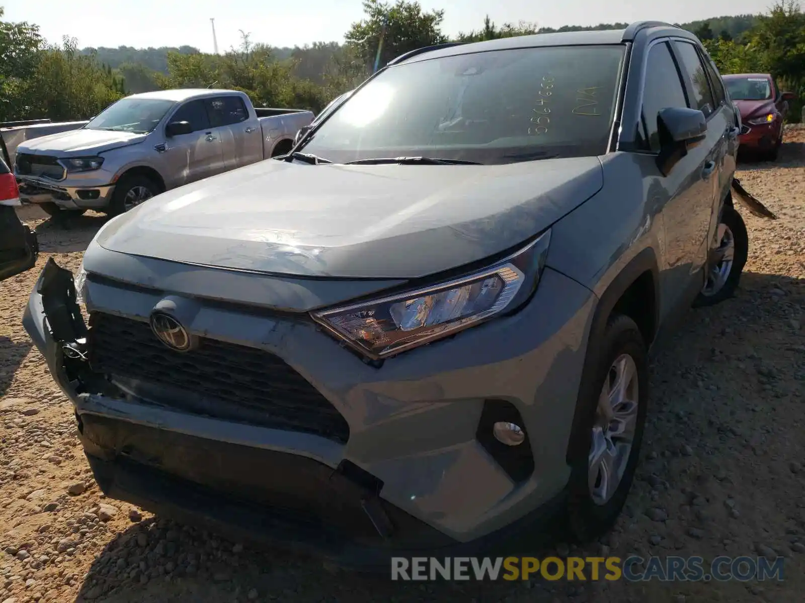 2 Photograph of a damaged car JTMW1RFV5MD064161 TOYOTA RAV4 2021