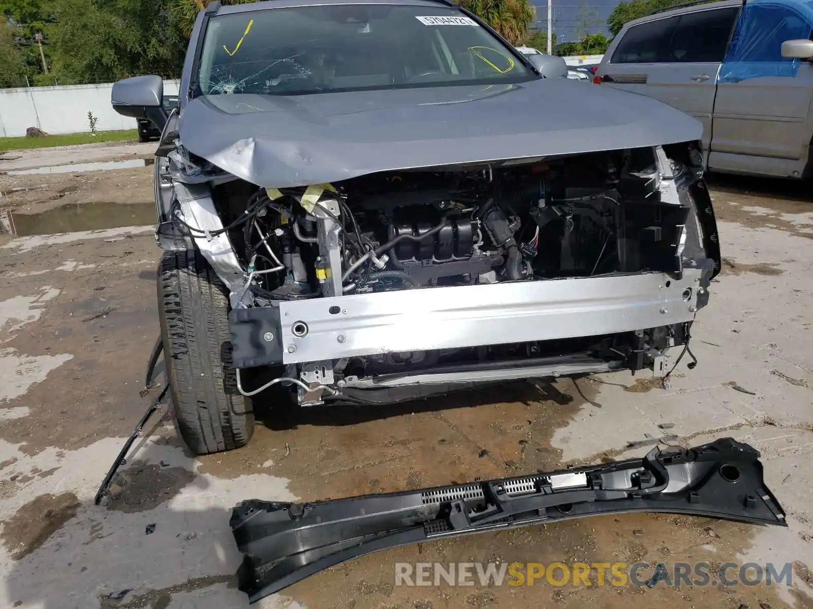 9 Photograph of a damaged car JTMW1RFV5MD068386 TOYOTA RAV4 2021