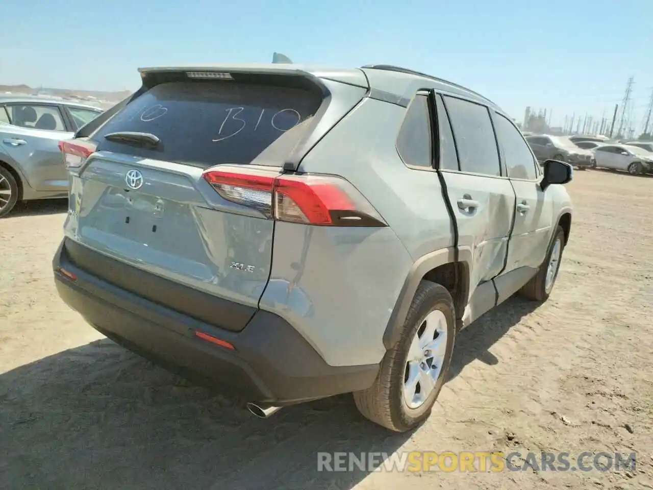 4 Photograph of a damaged car JTMW1RFV5MD522975 TOYOTA RAV4 2021