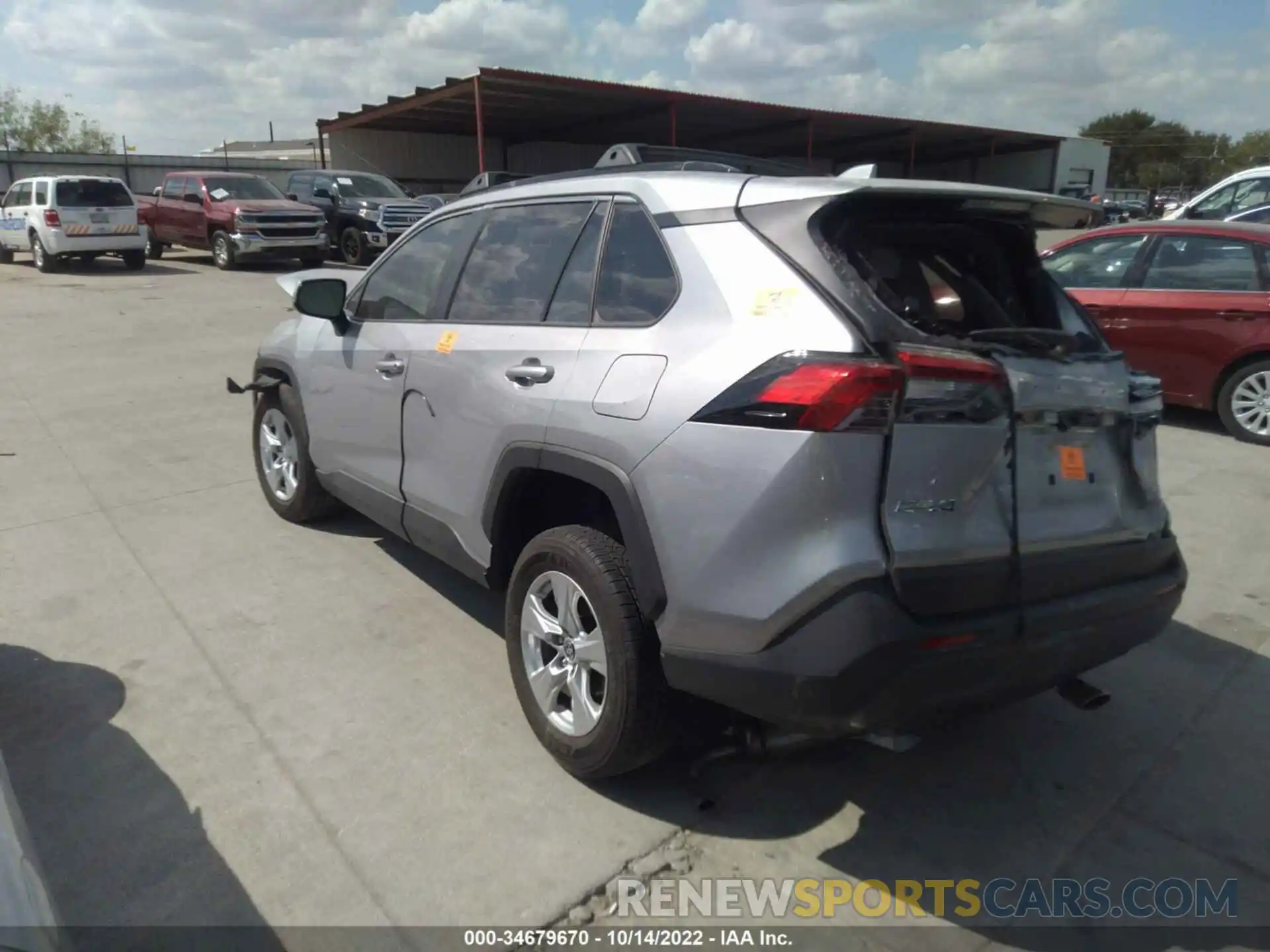 3 Фотография поврежденного автомобиля JTMW1RFV5MJ022817 TOYOTA RAV4 2021