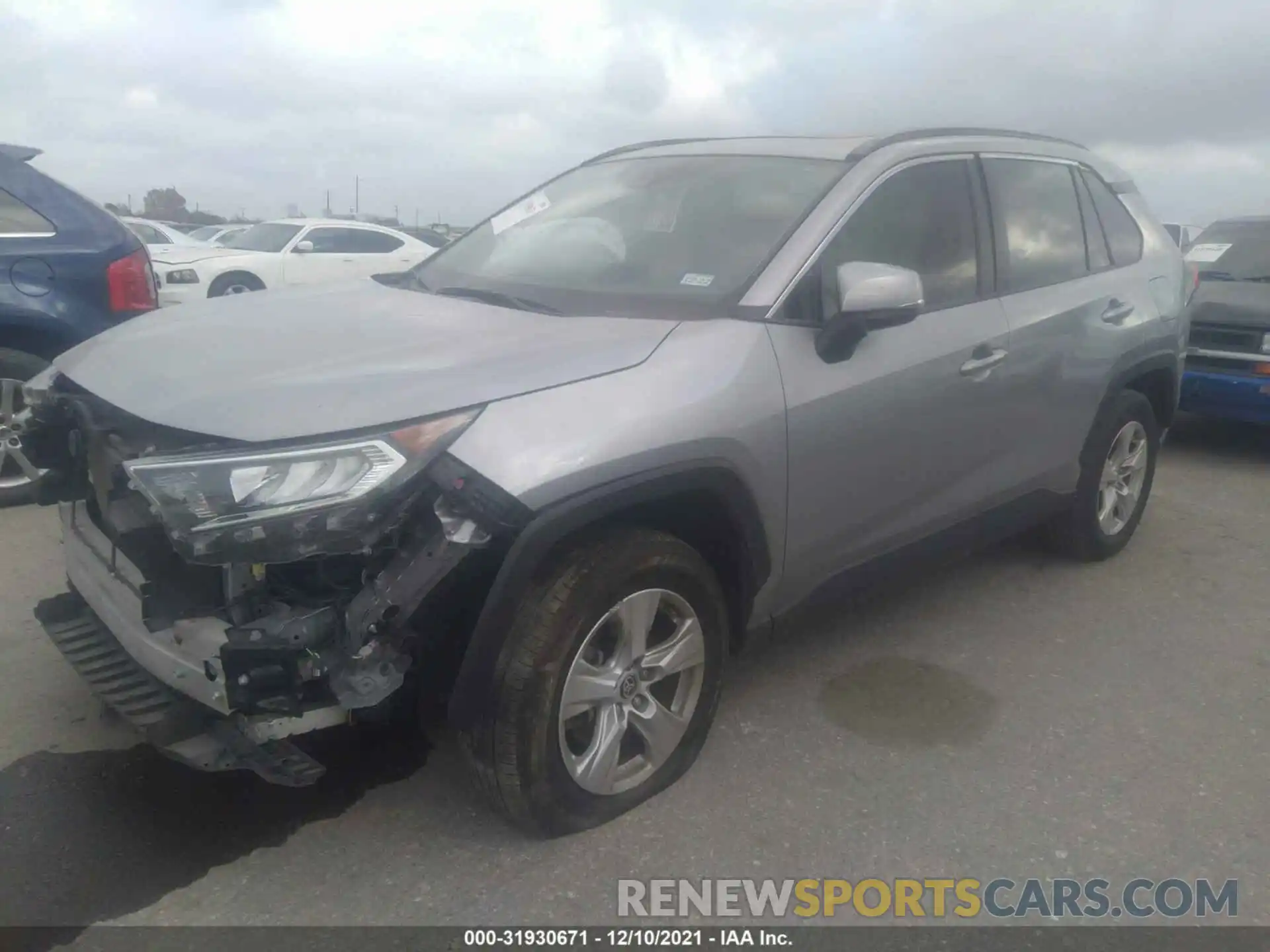 2 Photograph of a damaged car JTMW1RFV6MD066677 TOYOTA RAV4 2021