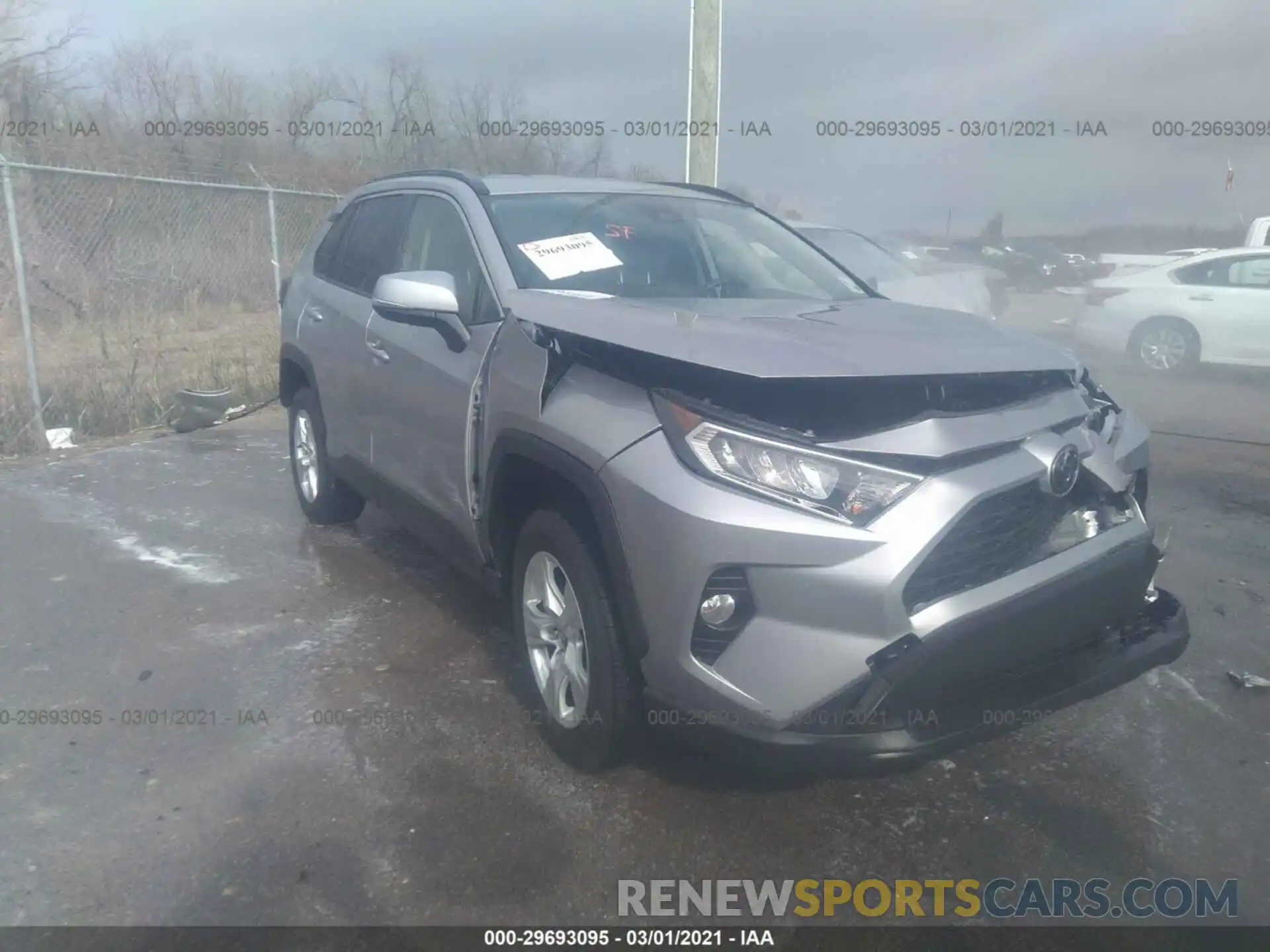 1 Photograph of a damaged car JTMW1RFV7MD064114 TOYOTA RAV4 2021