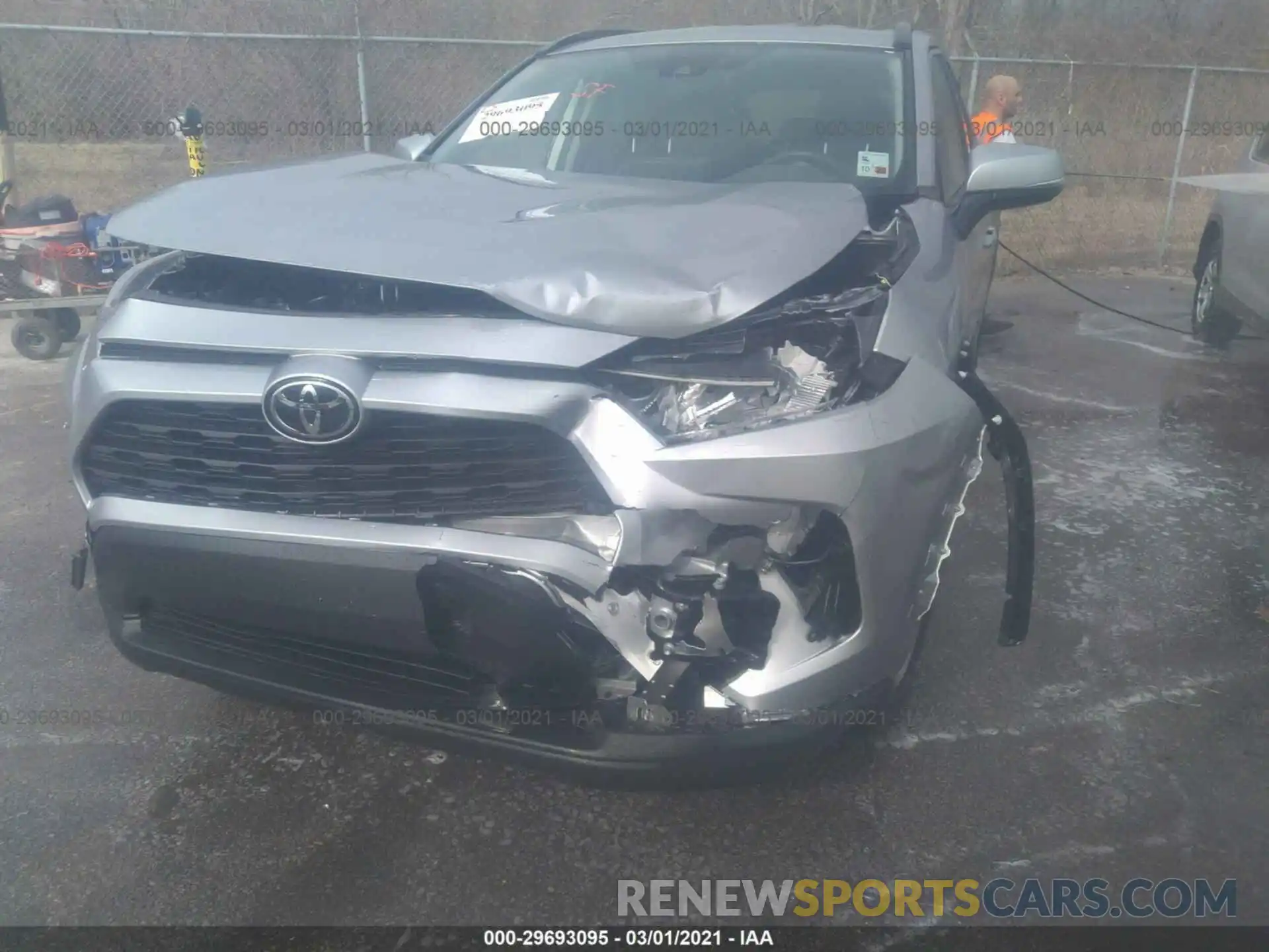 6 Photograph of a damaged car JTMW1RFV7MD064114 TOYOTA RAV4 2021