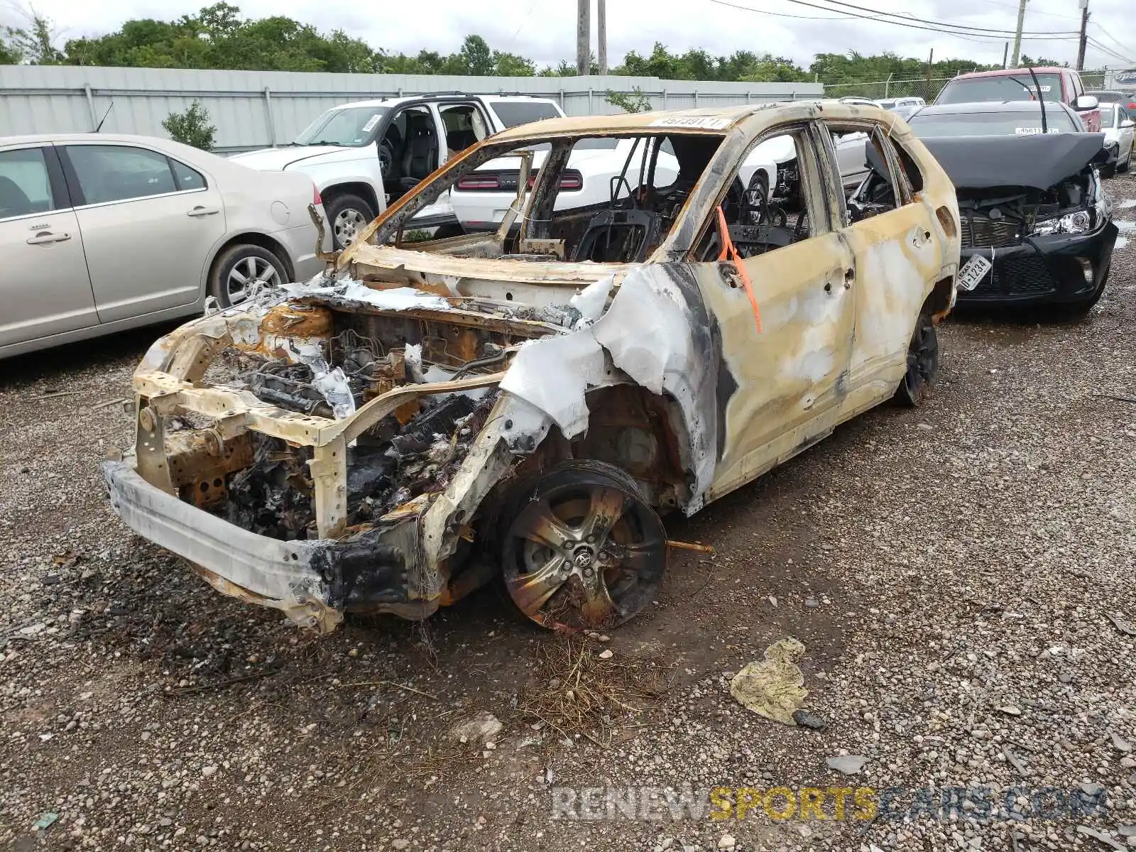 2 Photograph of a damaged car JTMW1RFV7MD071600 TOYOTA RAV4 2021