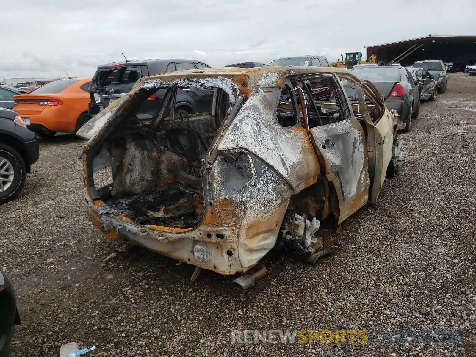 4 Photograph of a damaged car JTMW1RFV7MD071600 TOYOTA RAV4 2021