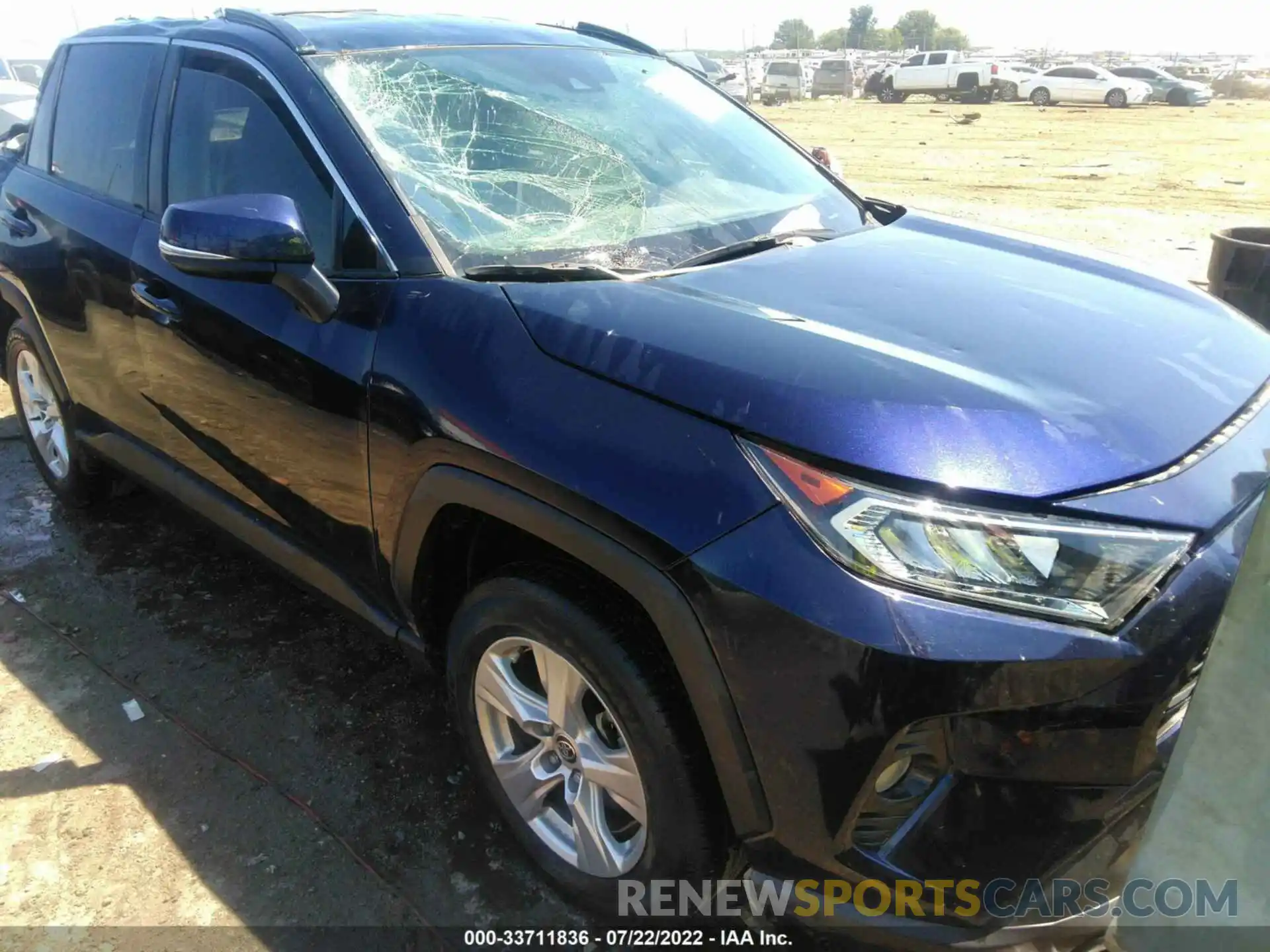 1 Photograph of a damaged car JTMW1RFV8MD066213 TOYOTA RAV4 2021