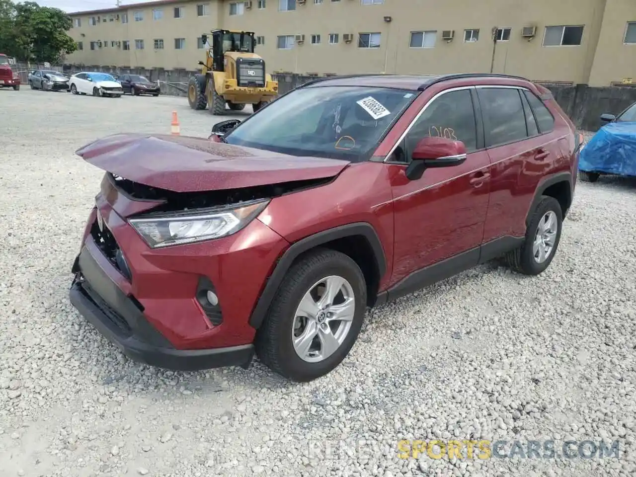 2 Photograph of a damaged car JTMW1RFV9MD071596 TOYOTA RAV4 2021