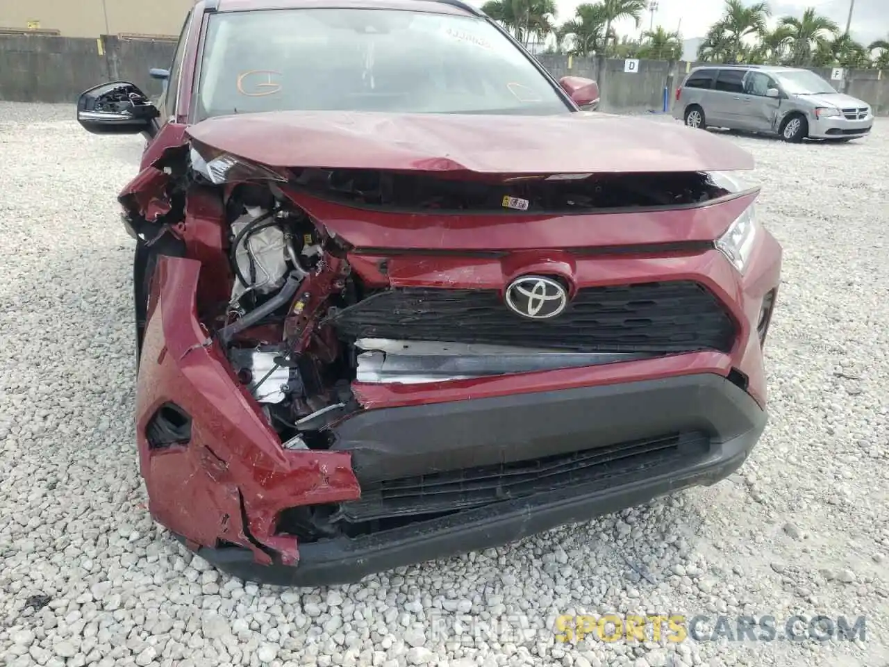 9 Photograph of a damaged car JTMW1RFV9MD071596 TOYOTA RAV4 2021