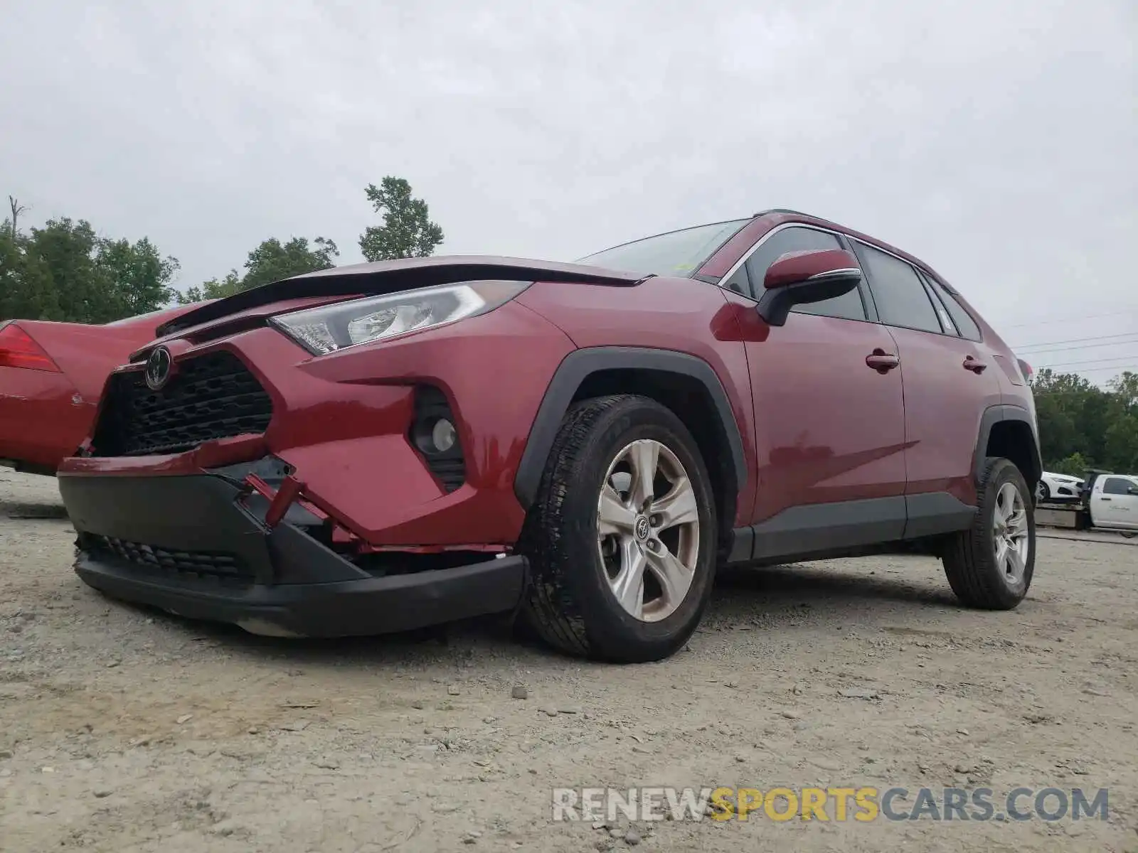 2 Photograph of a damaged car JTMW1RFVXMD063572 TOYOTA RAV4 2021