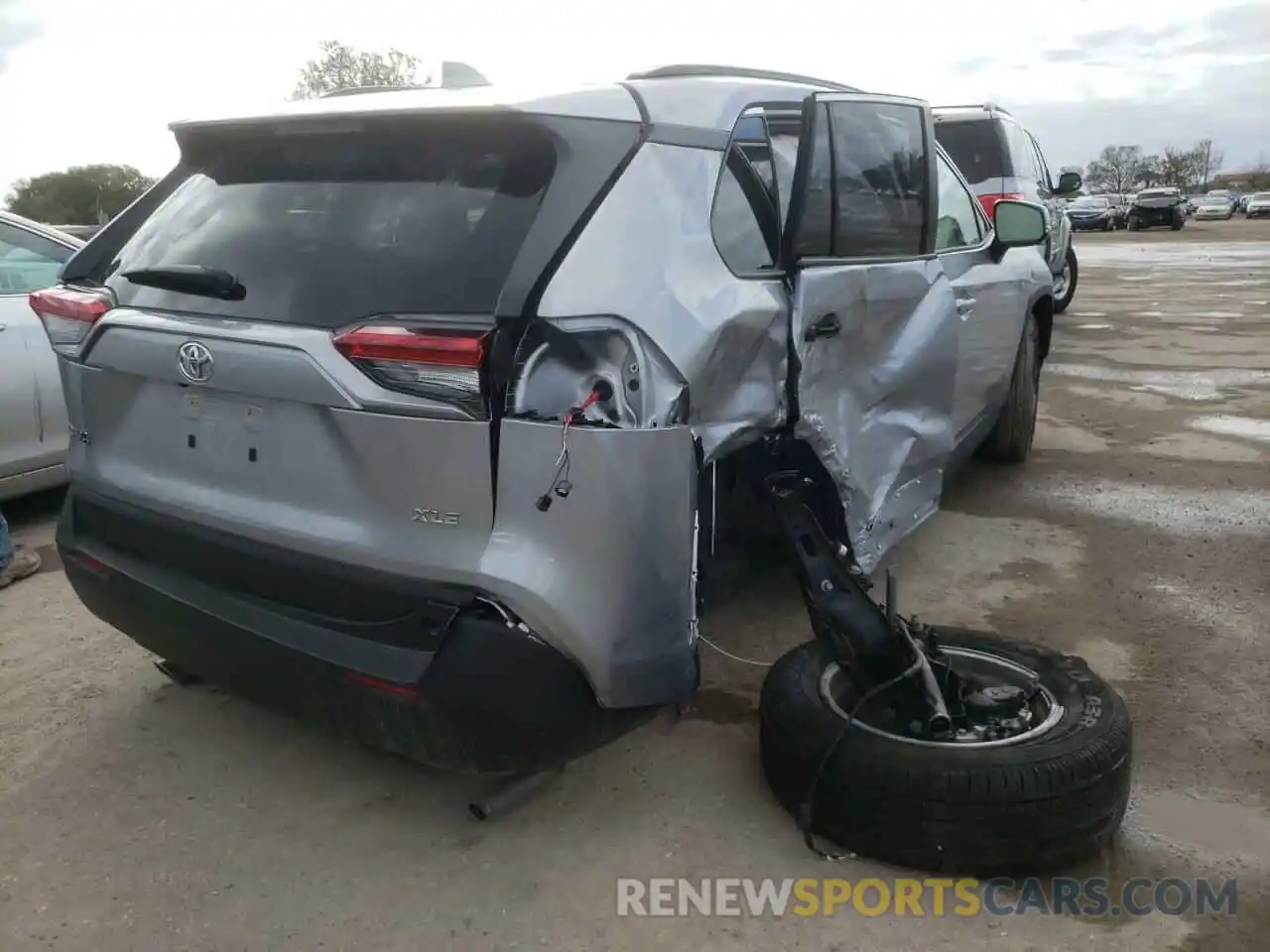 4 Photograph of a damaged car JTMW1RFVXMD067802 TOYOTA RAV4 2021