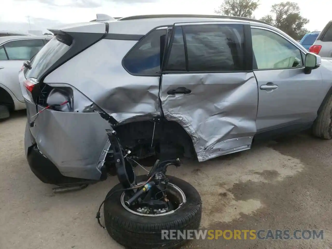 9 Photograph of a damaged car JTMW1RFVXMD067802 TOYOTA RAV4 2021