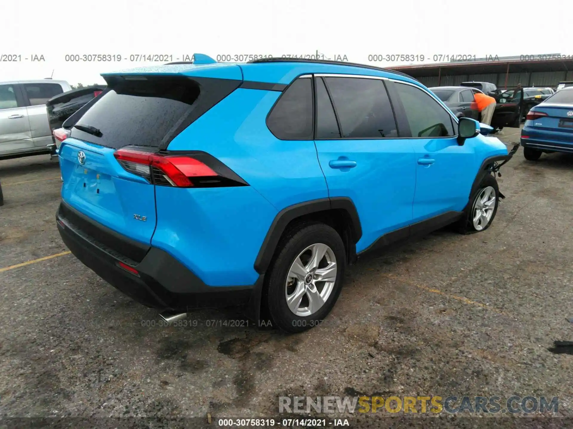 4 Фотография поврежденного автомобиля JTMW1RFVXMD070408 TOYOTA RAV4 2021