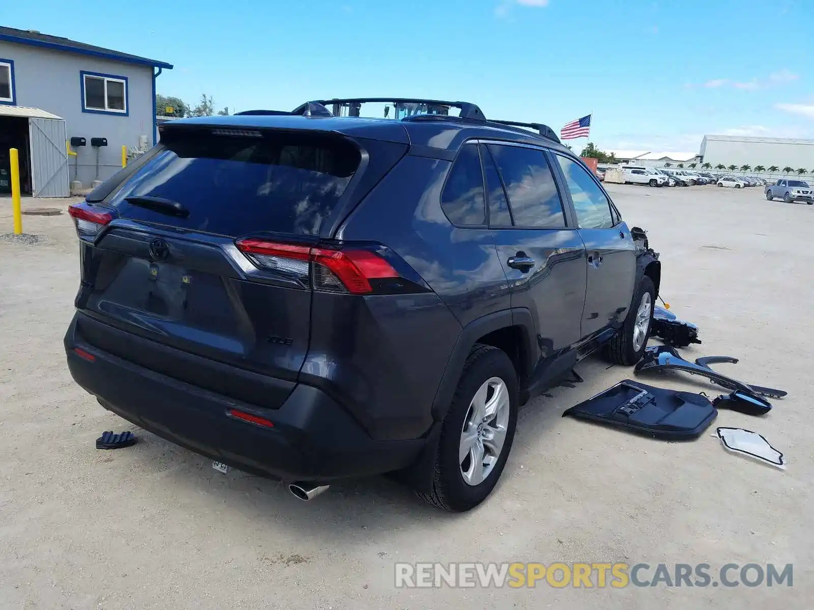 4 Photograph of a damaged car JTMW1RFVXMJ022912 TOYOTA RAV4 2021