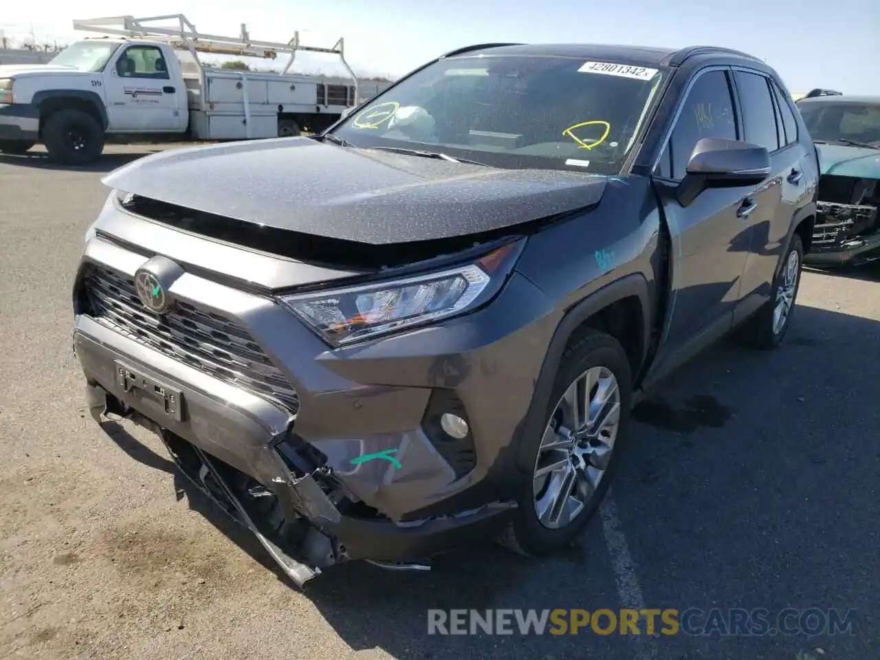 2 Photograph of a damaged car JTMY1RFV3MD065057 TOYOTA RAV4 2021