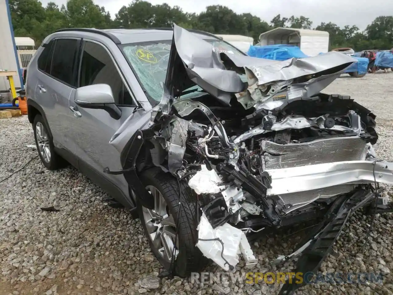 1 Photograph of a damaged car JTMY1RFV4MD072146 TOYOTA RAV4 2021