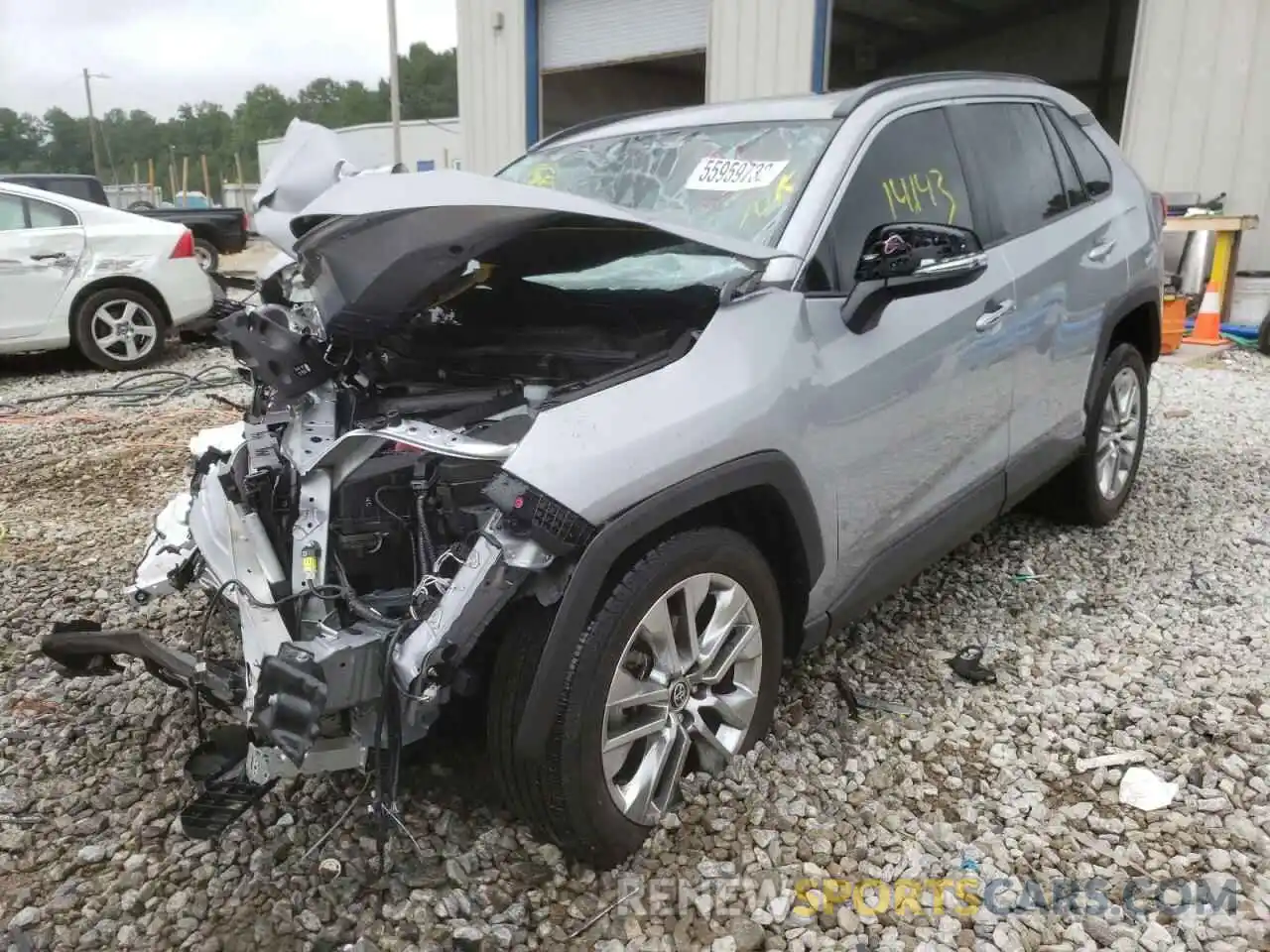 2 Photograph of a damaged car JTMY1RFV4MD072146 TOYOTA RAV4 2021