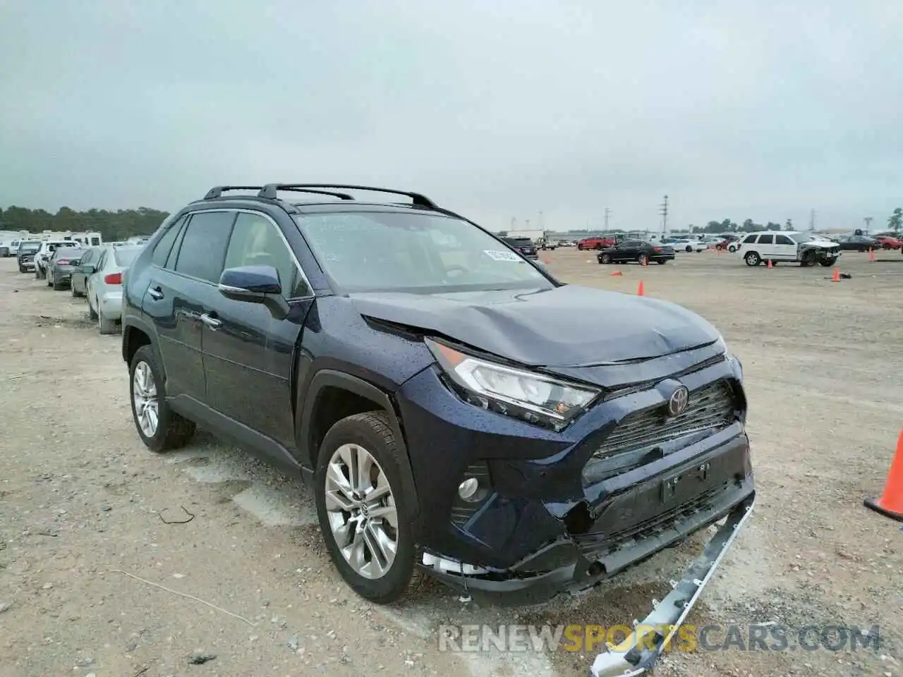 1 Photograph of a damaged car JTMY1RFV4MD074575 TOYOTA RAV4 2021