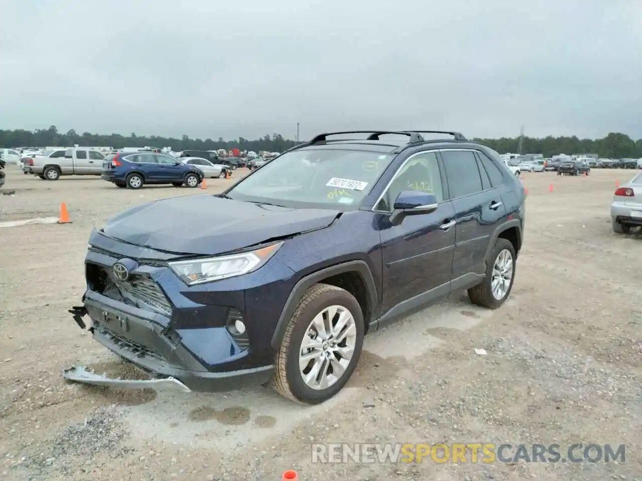 2 Photograph of a damaged car JTMY1RFV4MD074575 TOYOTA RAV4 2021