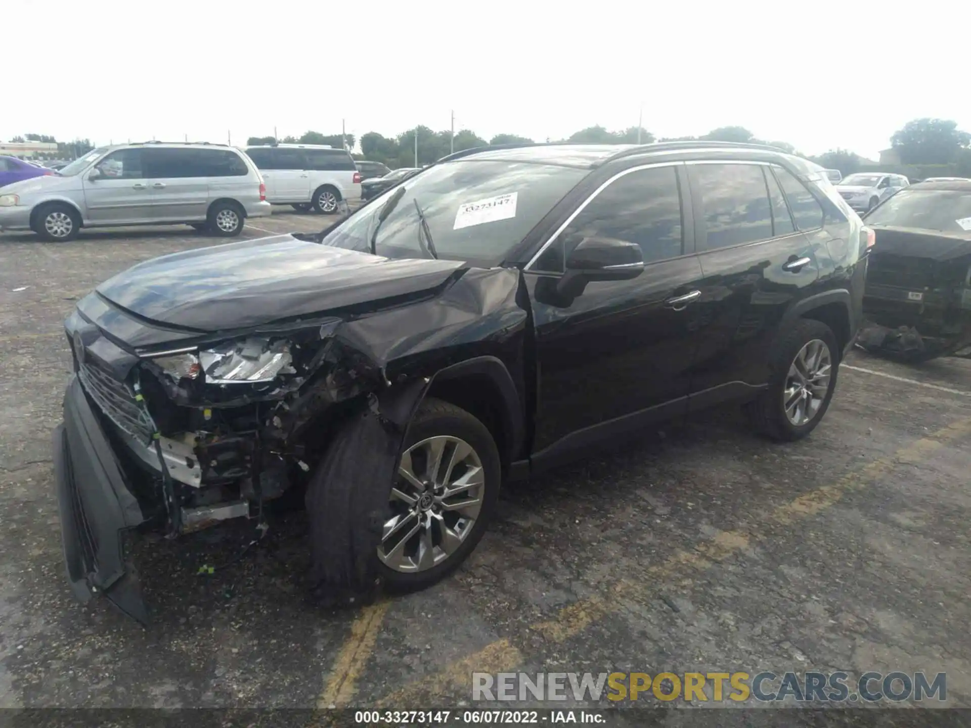 2 Photograph of a damaged car JTMY1RFV6MD064971 TOYOTA RAV4 2021