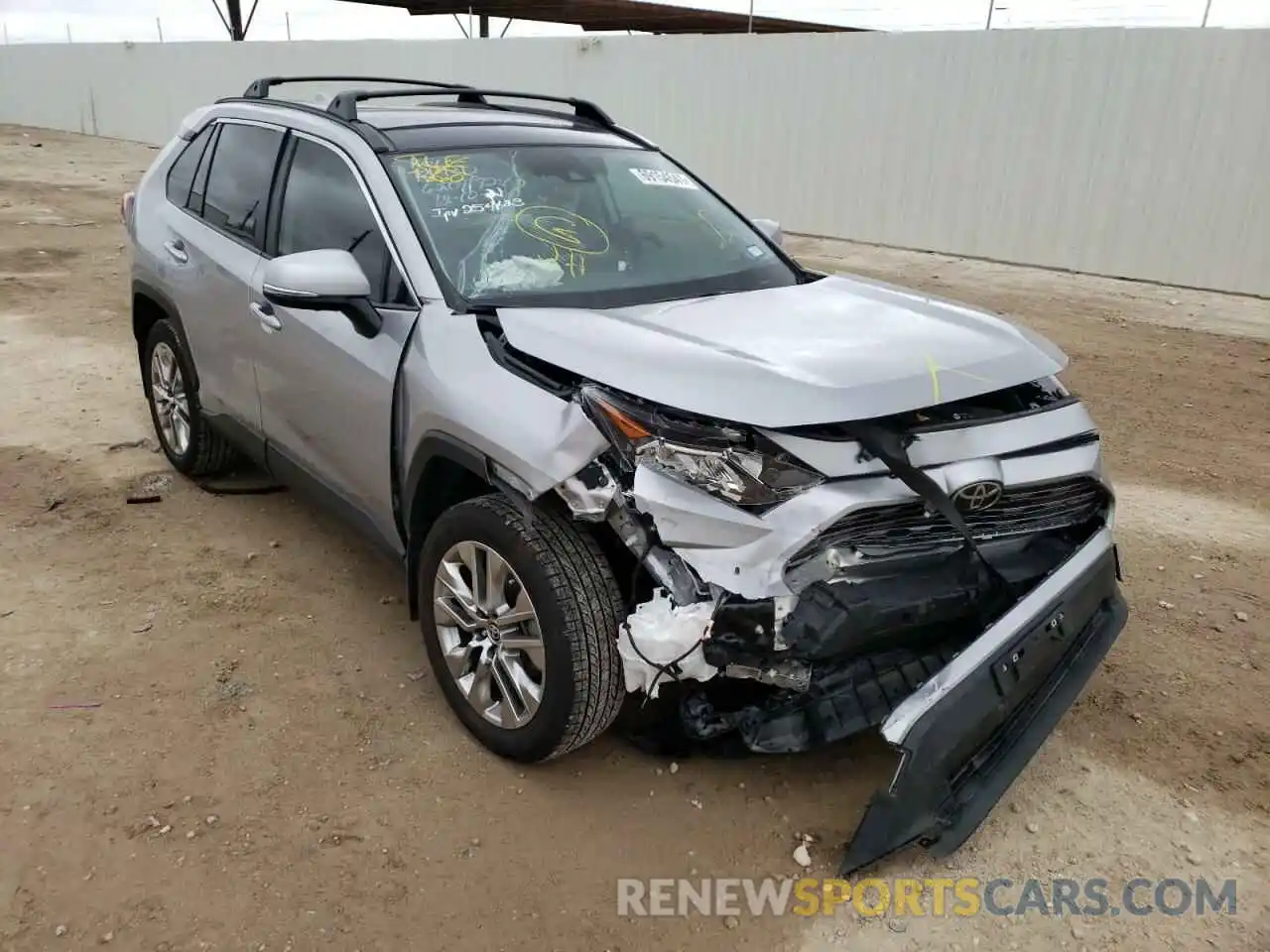 1 Photograph of a damaged car JTMY1RFVXMD080784 TOYOTA RAV4 2021