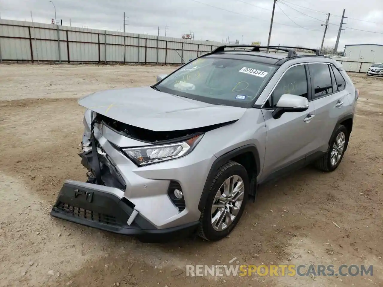 2 Photograph of a damaged car JTMY1RFVXMD080784 TOYOTA RAV4 2021