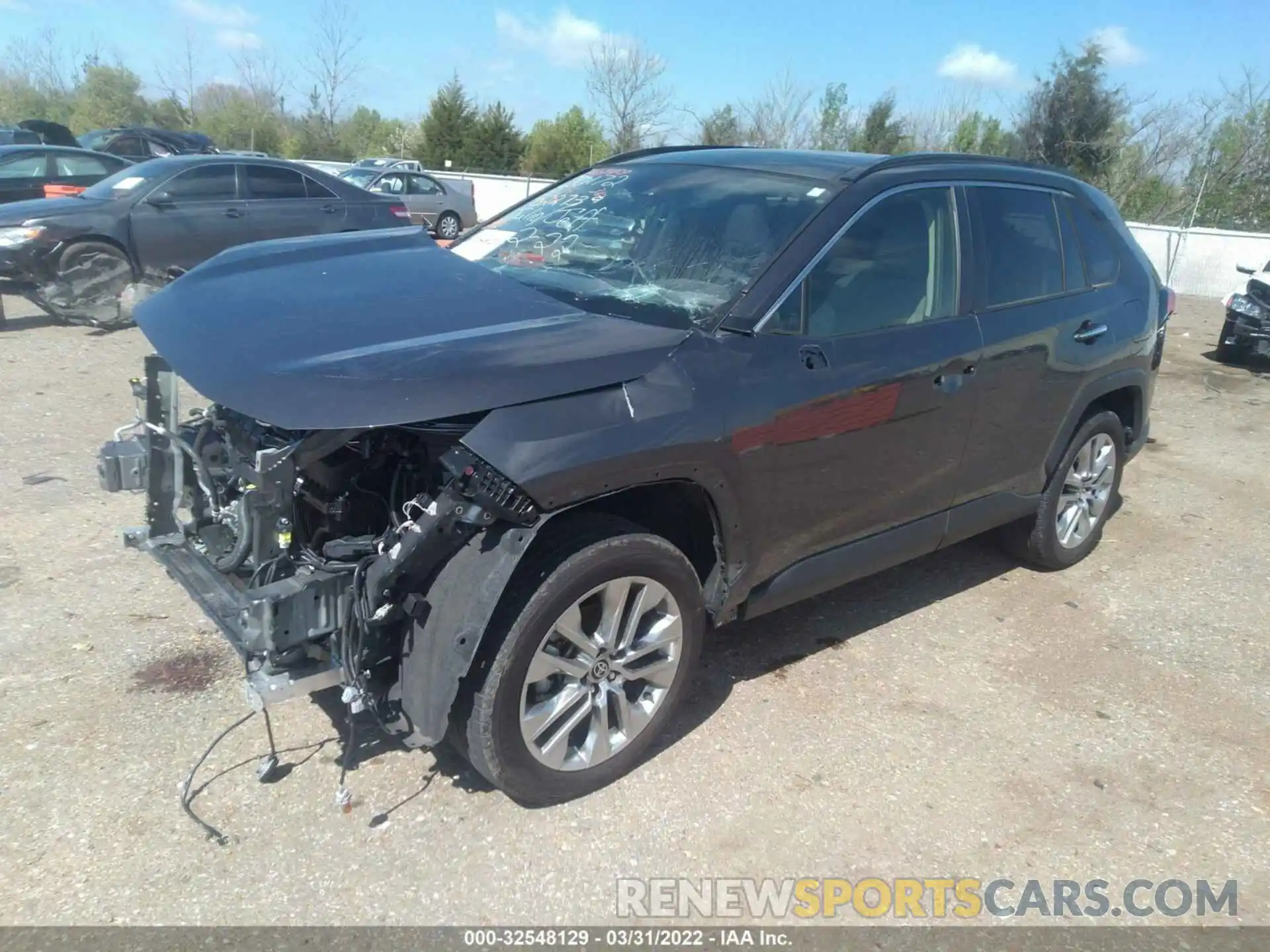 2 Photograph of a damaged car JTMY1RFVXMJ022739 TOYOTA RAV4 2021