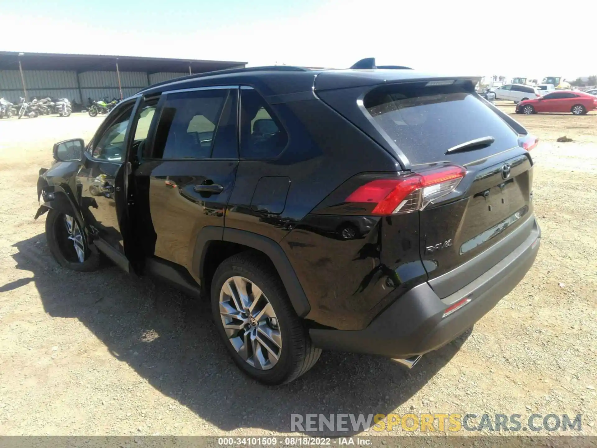 3 Photograph of a damaged car 2T3A1RFV4NC289719 TOYOTA RAV4 2022