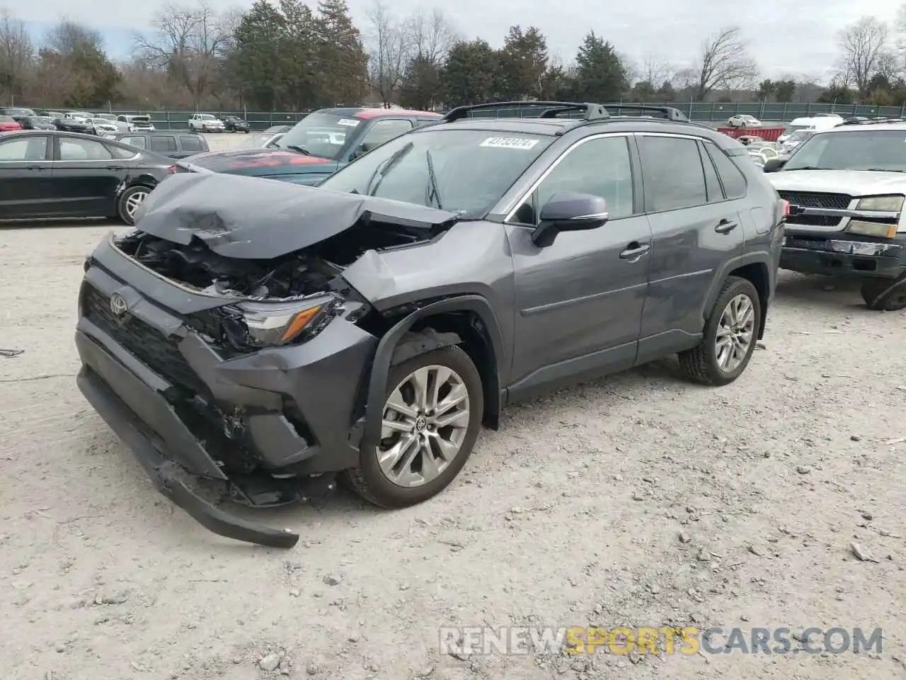 1 Photograph of a damaged car 2T3A1RFV7NC297491 TOYOTA RAV4 2022