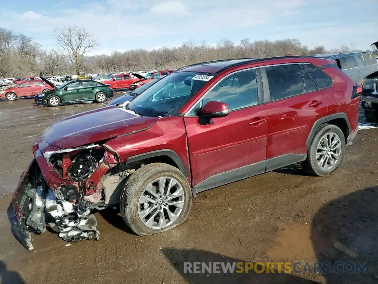 1 Photograph of a damaged car 2T3A1RFV9NW327105 TOYOTA RAV4 2022