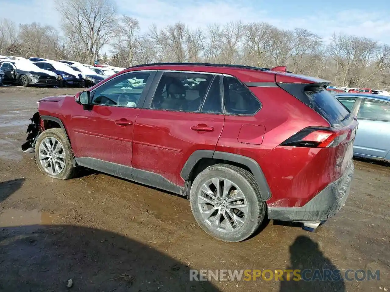 2 Photograph of a damaged car 2T3A1RFV9NW327105 TOYOTA RAV4 2022