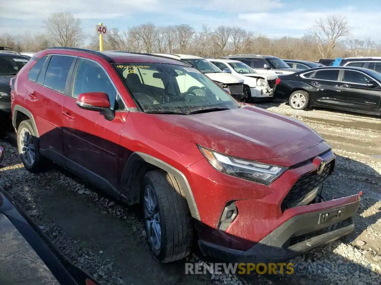 4 Photograph of a damaged car 2T3A1RFV9NW327105 TOYOTA RAV4 2022