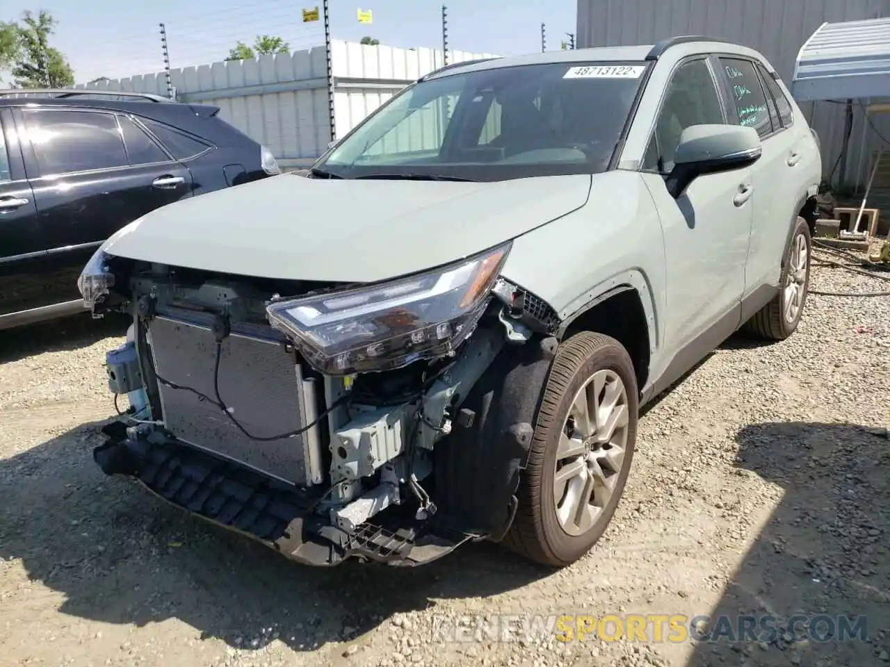 2 Photograph of a damaged car 2T3C1RFV0NW191844 TOYOTA RAV4 2022