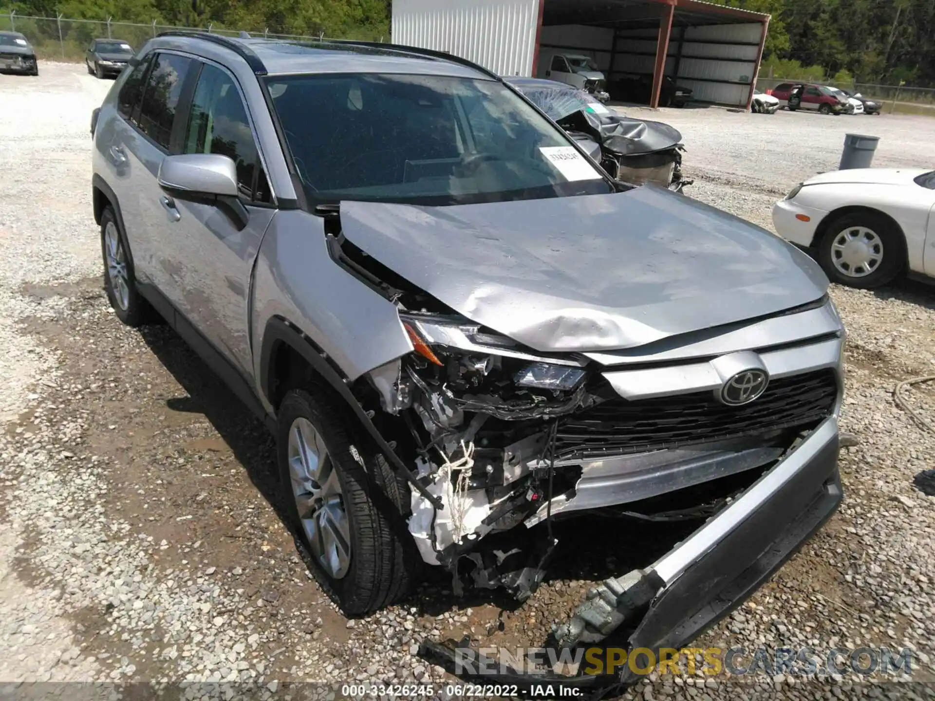 1 Photograph of a damaged car 2T3C1RFV2NC181222 TOYOTA RAV4 2022