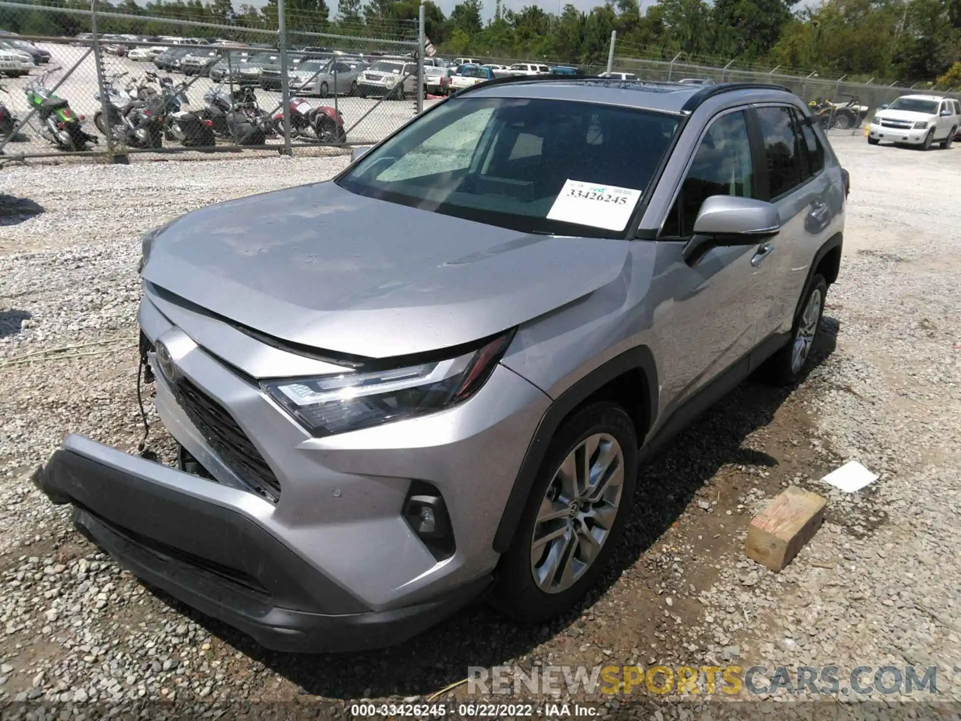 2 Фотография поврежденного автомобиля 2T3C1RFV2NC181222 TOYOTA RAV4 2022