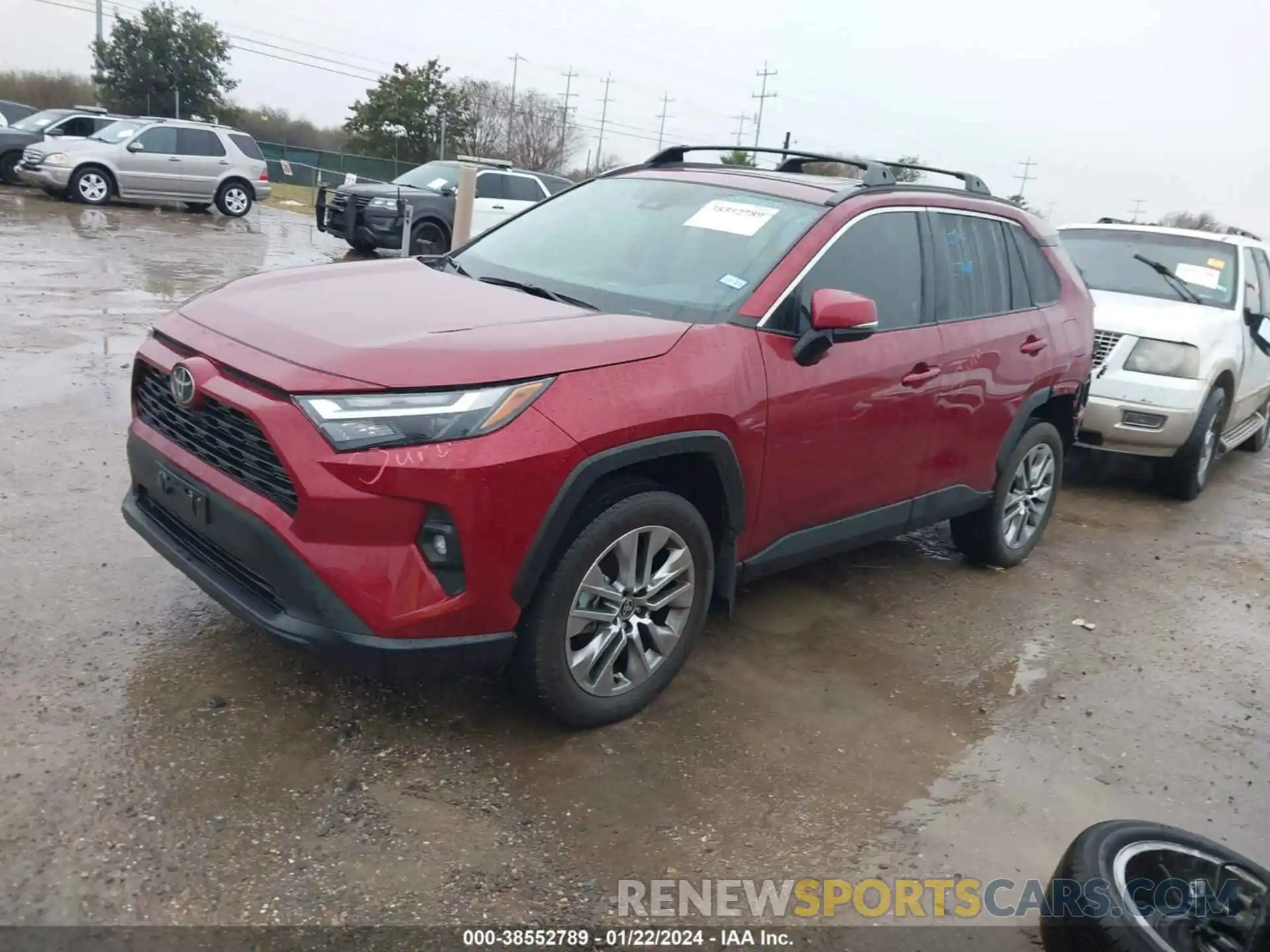 2 Photograph of a damaged car 2T3C1RFV3NW231415 TOYOTA RAV4 2022