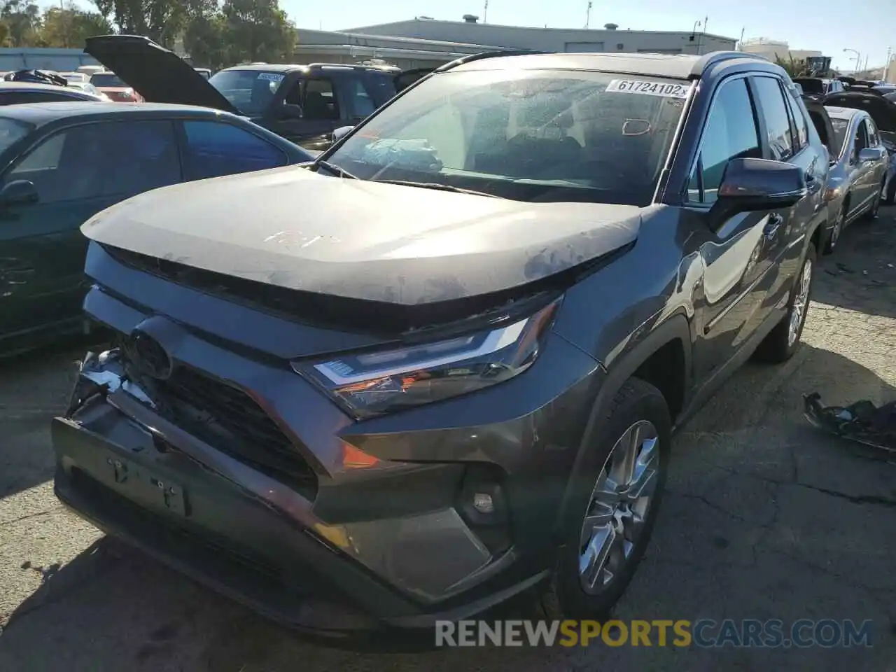 2 Photograph of a damaged car 2T3C1RFV4NC180265 TOYOTA RAV4 2022