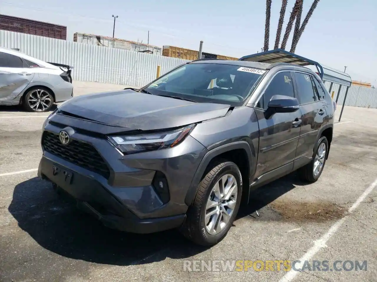 2 Photograph of a damaged car 2T3C1RFV6NC186021 TOYOTA RAV4 2022