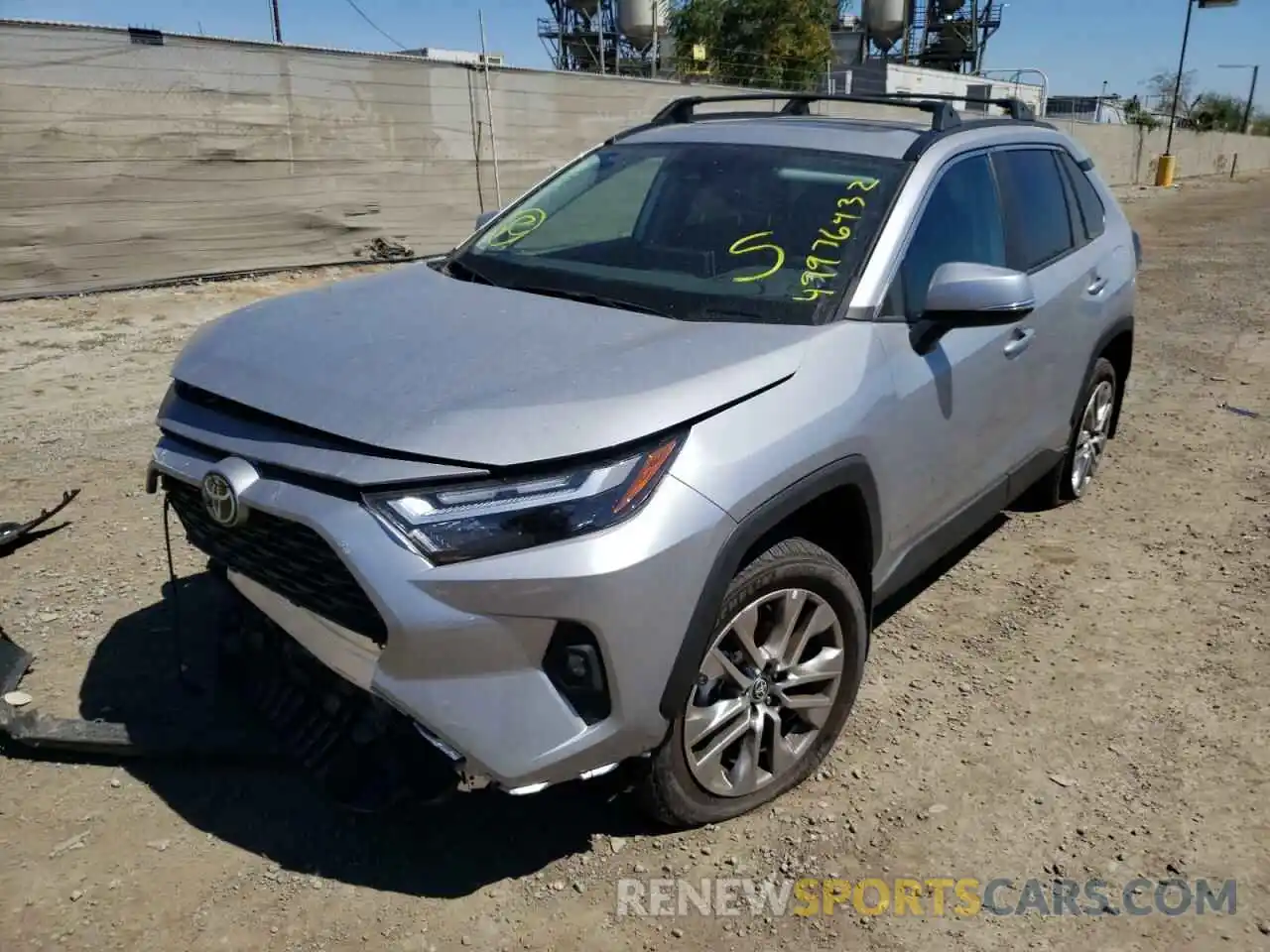 2 Photograph of a damaged car 2T3C1RFVXNC185163 TOYOTA RAV4 2022